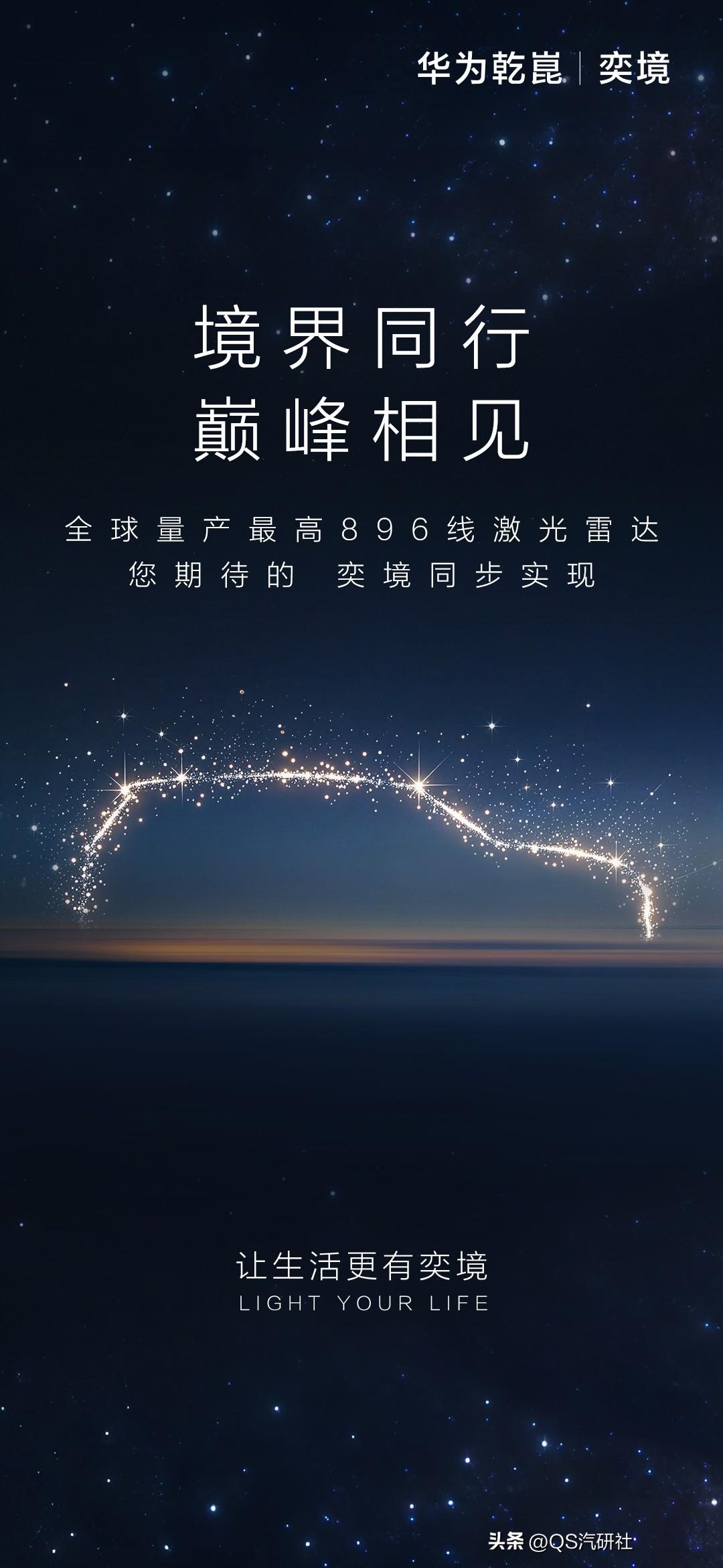 全球量产最高896线激光雷达
您期待的，奕境同步实现！
奕境 让生活更有奕境