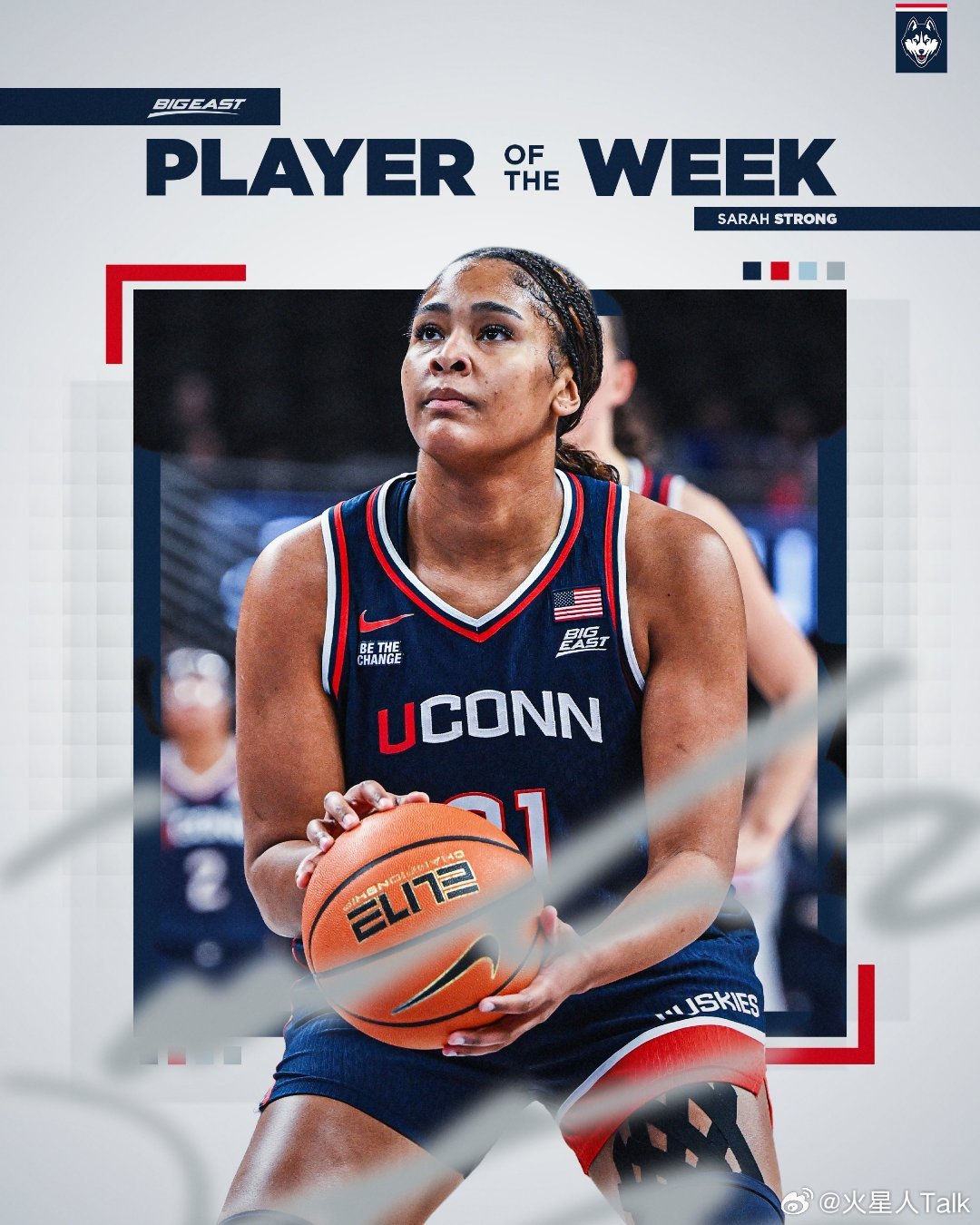 Big East联盟第10周表现奖（2025-2026赛季）。 最佳球员：Sil