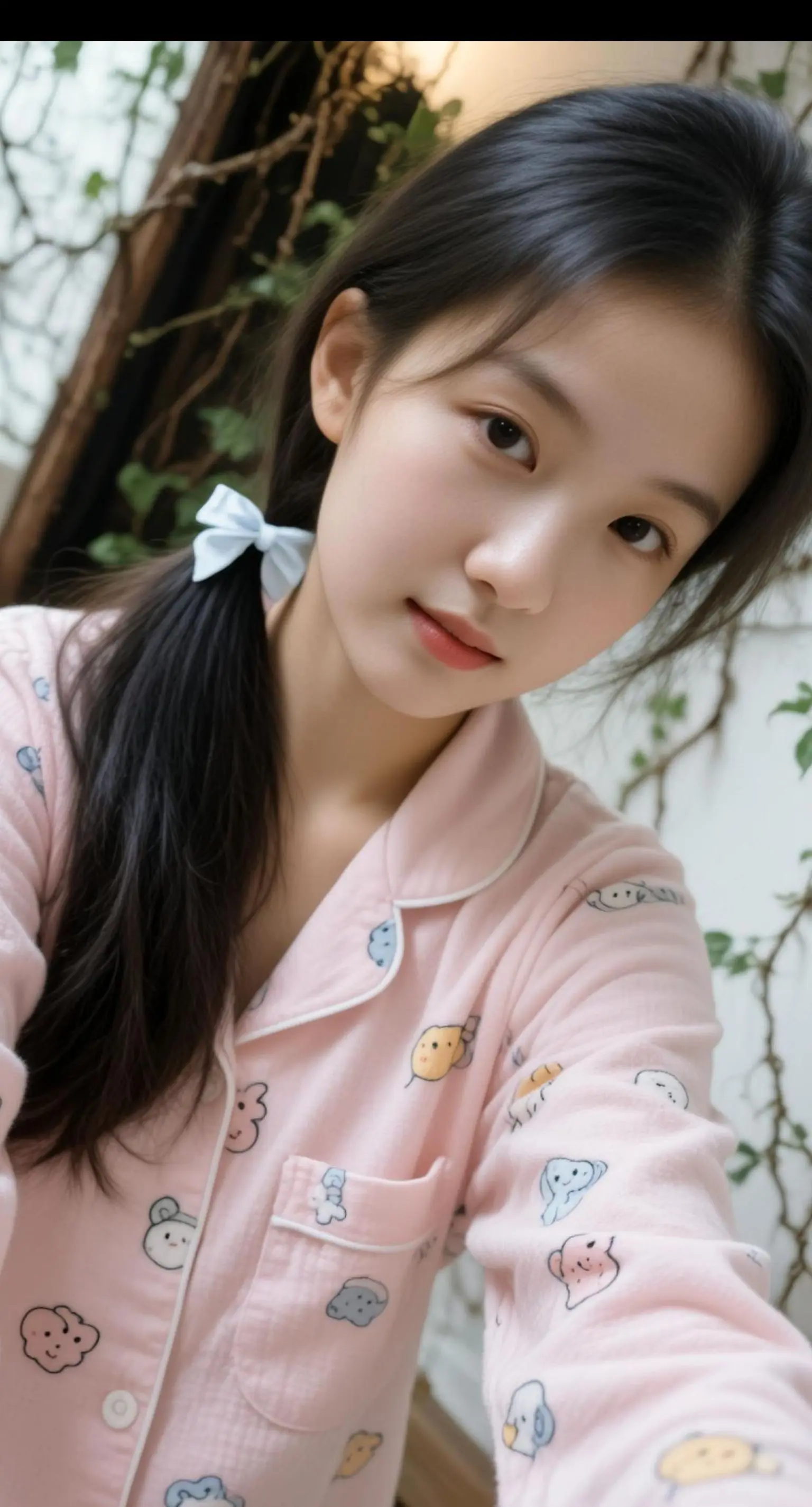 甜妹 甜系女孩 AI绿植少女自拍系