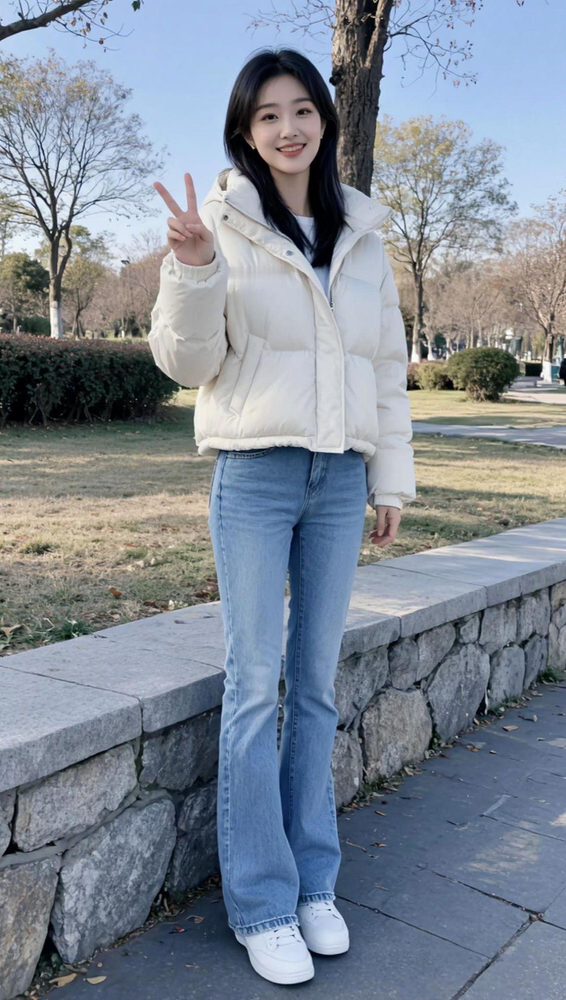 AI公园清新写真 抖音ai创作