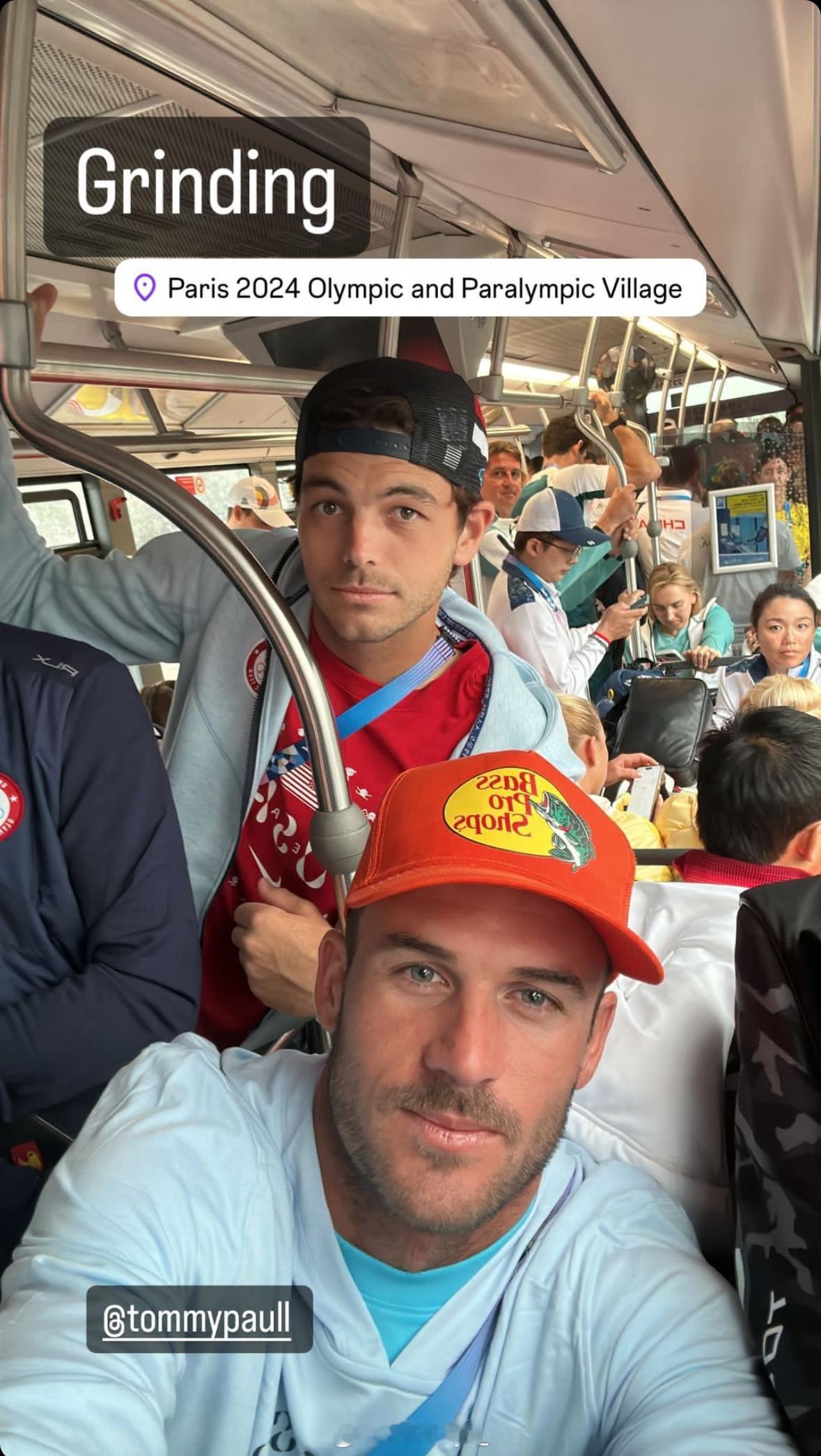 #2024年巴黎奥运会# 像一场快乐聚会·····张之臻/锦织圭/丹尼尔太郎保罗