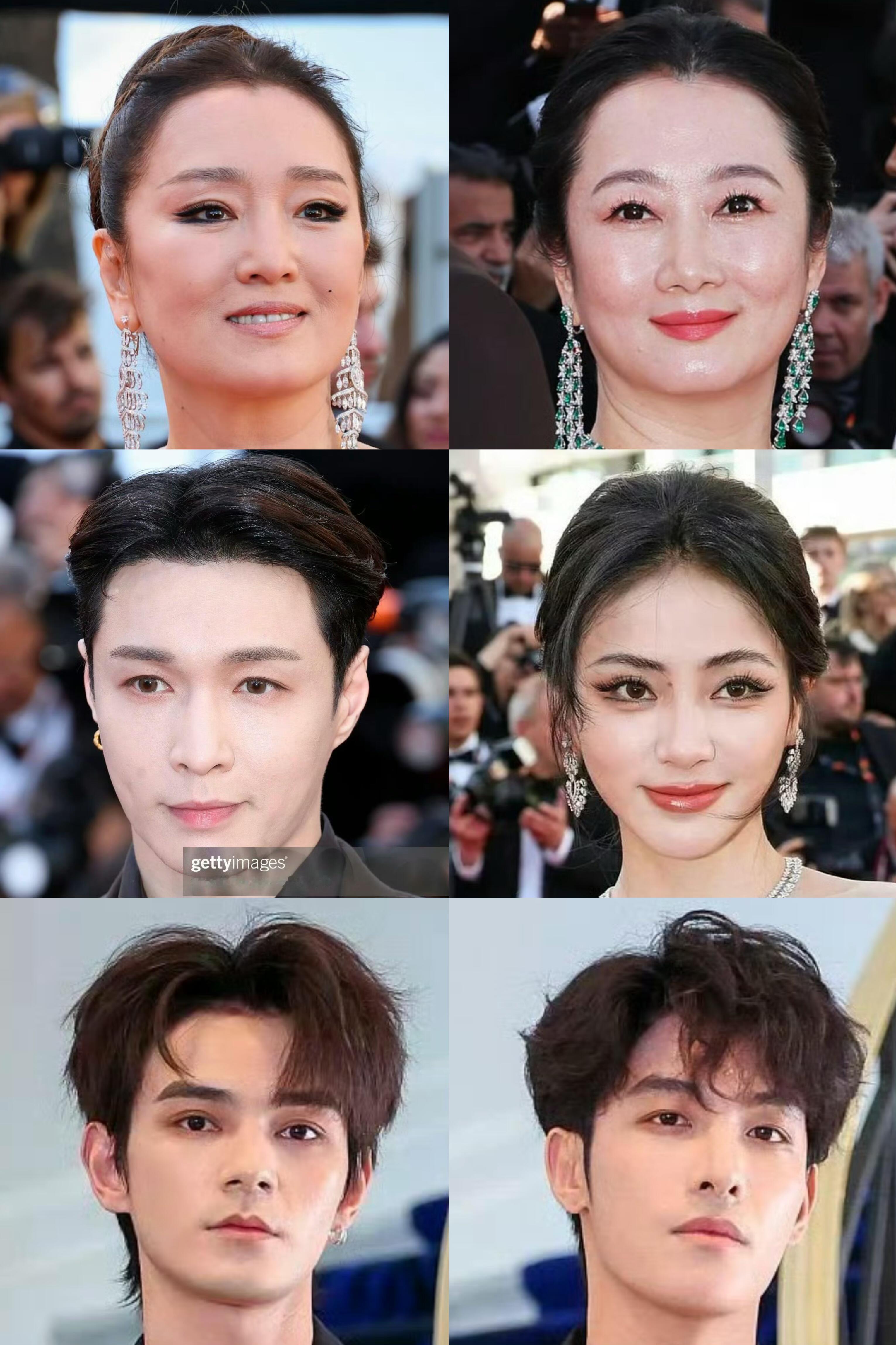戛纳电影节开幕G社怼脸生图 巩俐、赵涛、张艺兴、谢可寅、何昶希、何衍朝中国明星戛