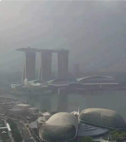 这一次，​新加坡被印尼气的够呛。
最近印尼那边烧荒起火，一大片浓烟飘到新加坡，城
