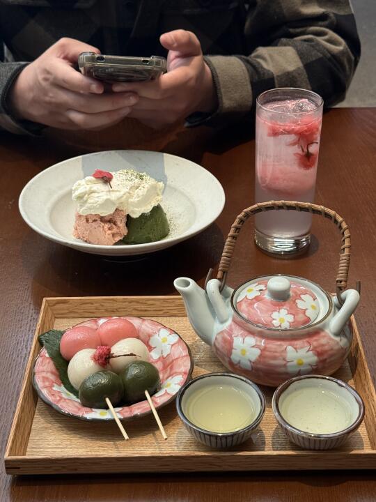 北京前门📍MUJI限定樱花下午茶~🌸🍵