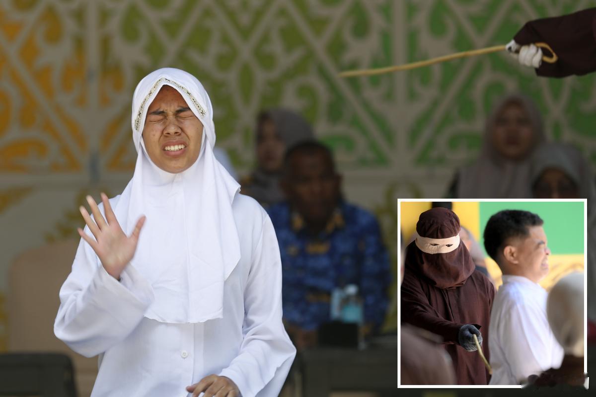 《纽约邮报》：印度尼西亚，警方对一名女子及其情人分别鞭打了 140 次，原因是他