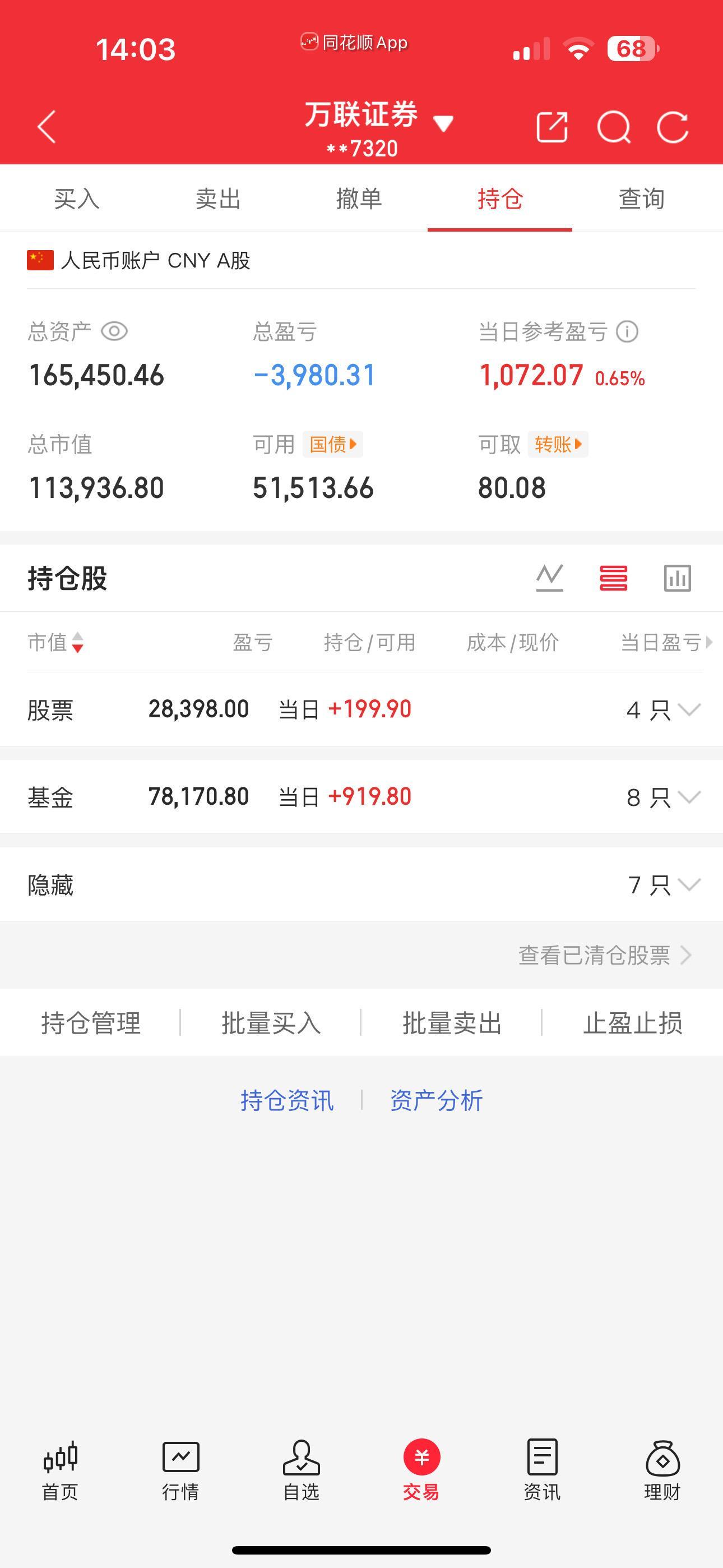 散户炒股 股票实盘记录
