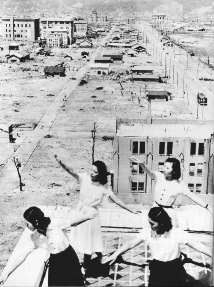 1946年7月，广岛，原子弹爆炸后一年，几位花柳流（传统日本舞的一个主要流派）的