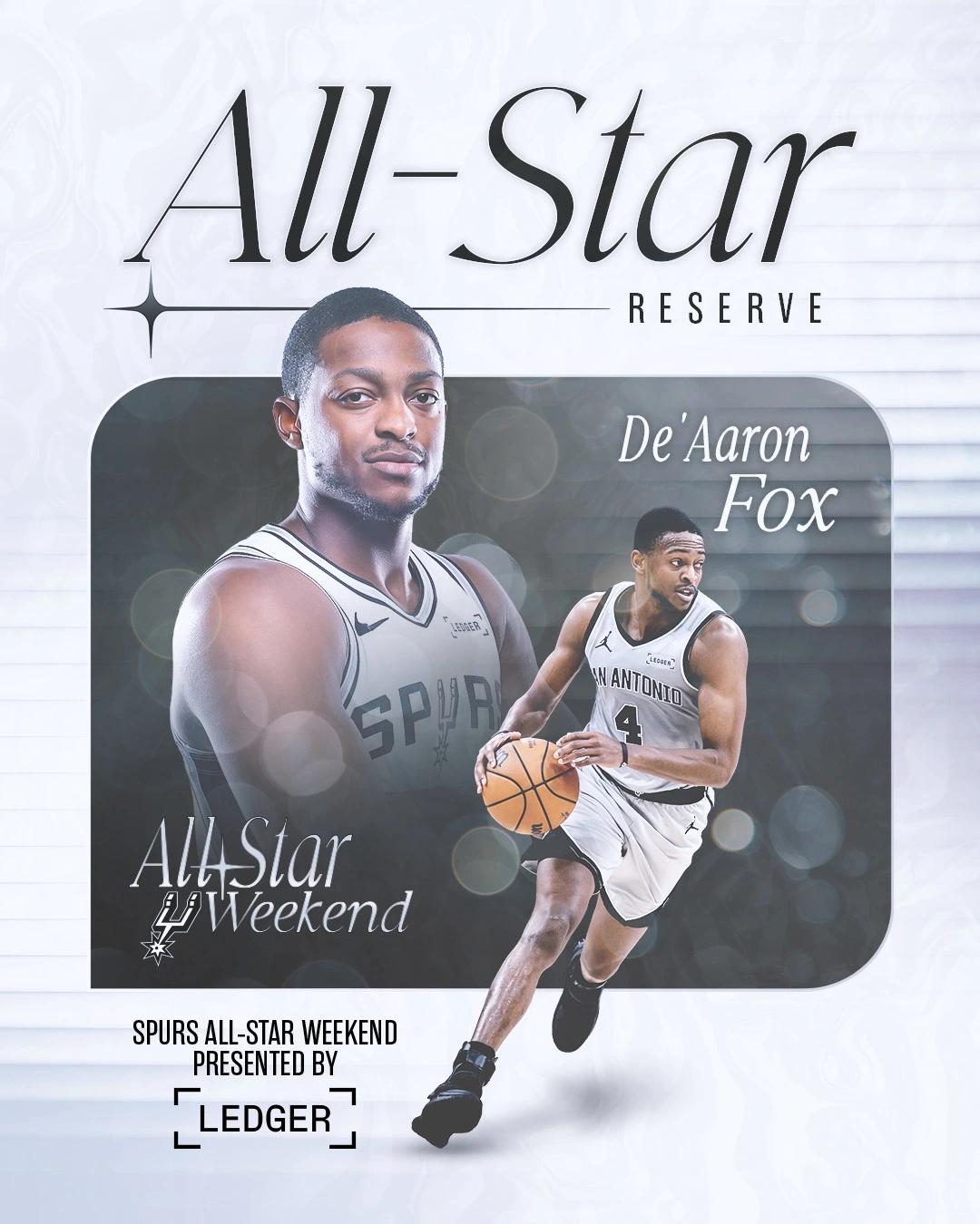 这真的是“无心插柳柳成荫”了！
估计福克斯自己都没想到，今年还能入选全明星了。毕