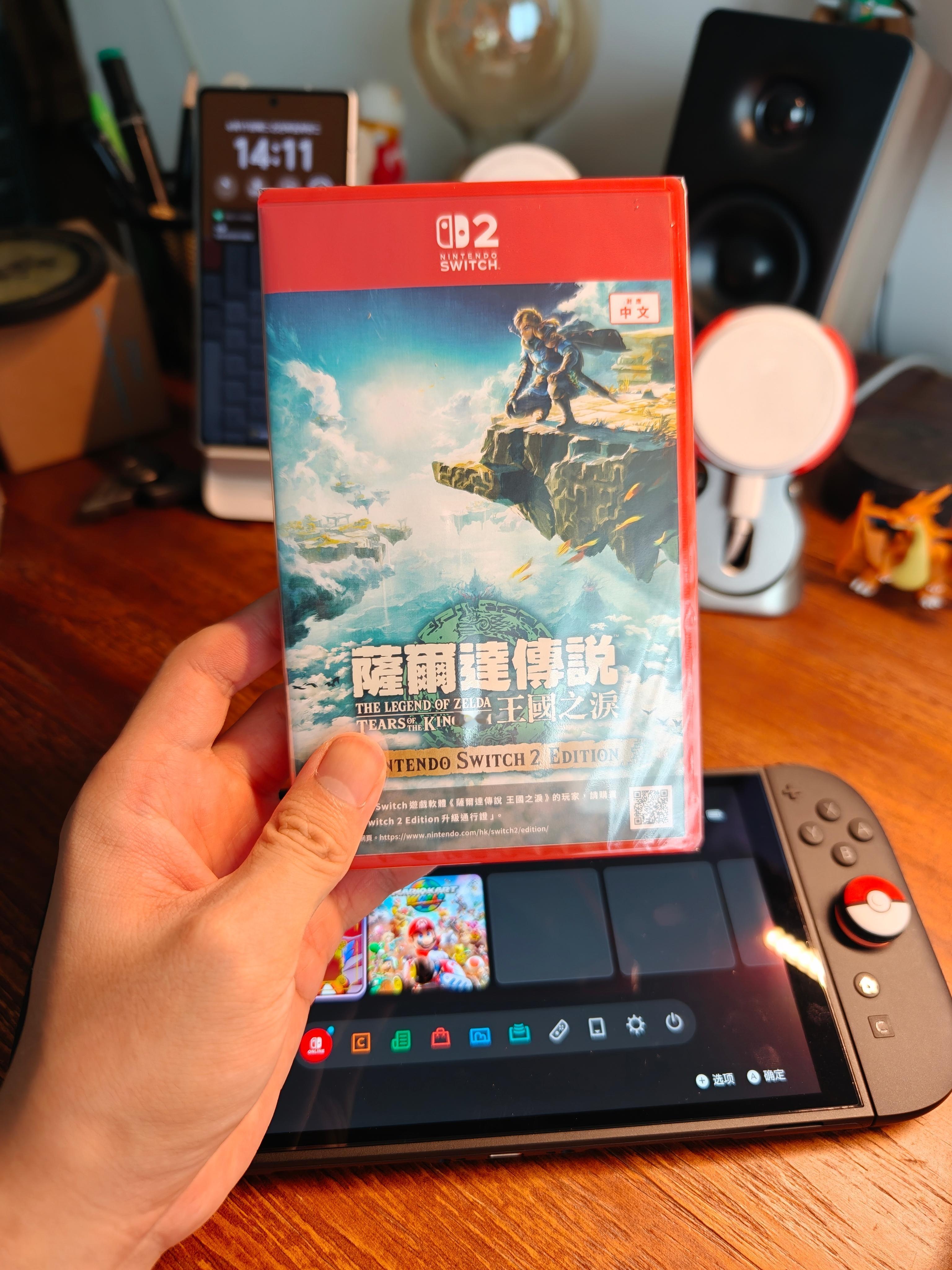 人生第一张Switch2游戏卡带，王国之泪重新启动！ ​​​