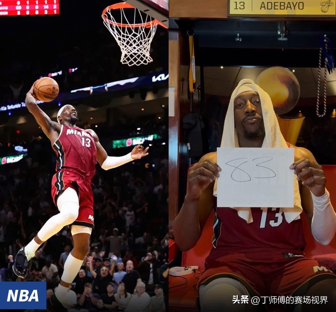阿德巴约单场狂轰83分，成功超越湖人传奇科比，创NBA史上第二高得分纪录！
28
