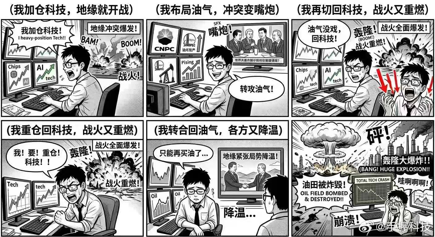 黄金进入猴市从群友那里看到一张图，完美诠释了什么叫身在猴市，崩在钱包。 