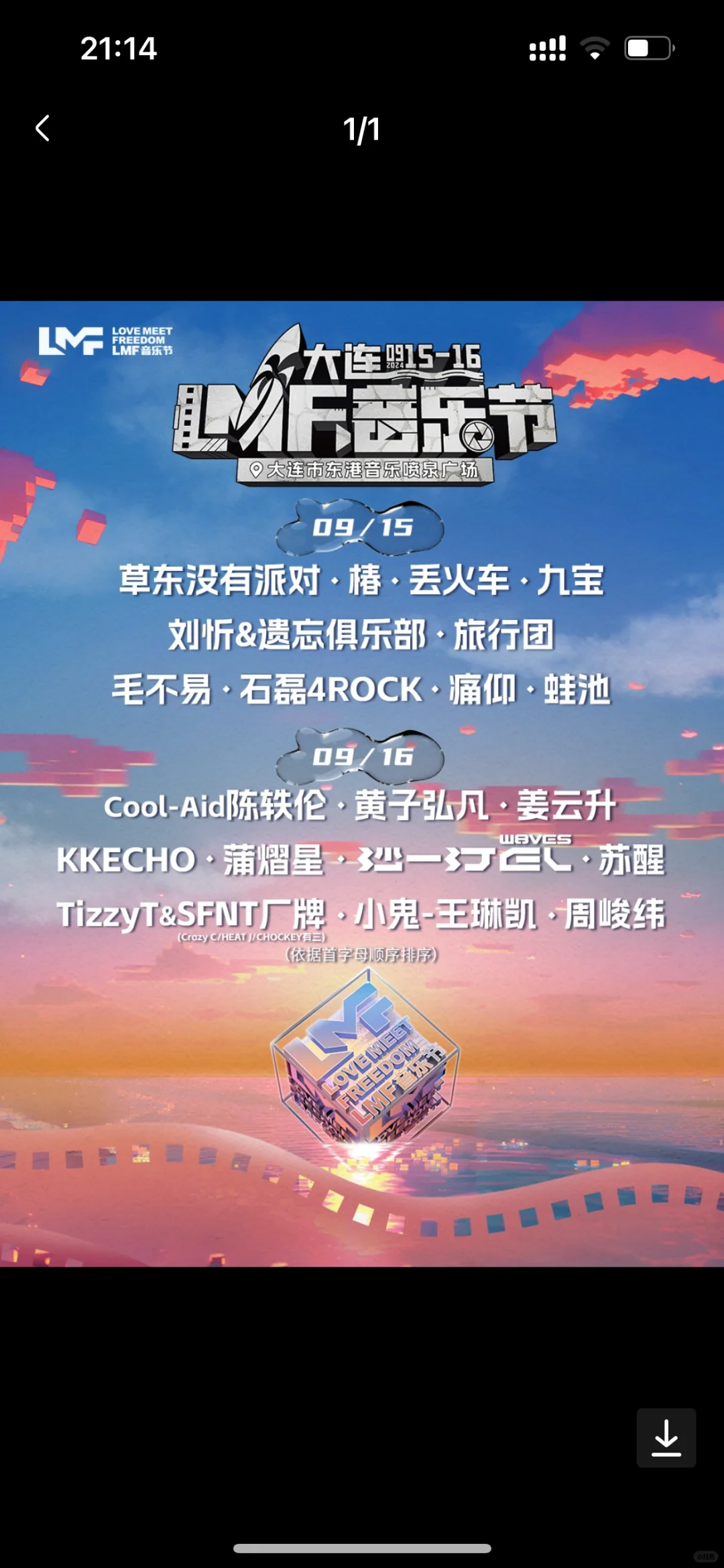 寻找大连音乐节🎵搭子