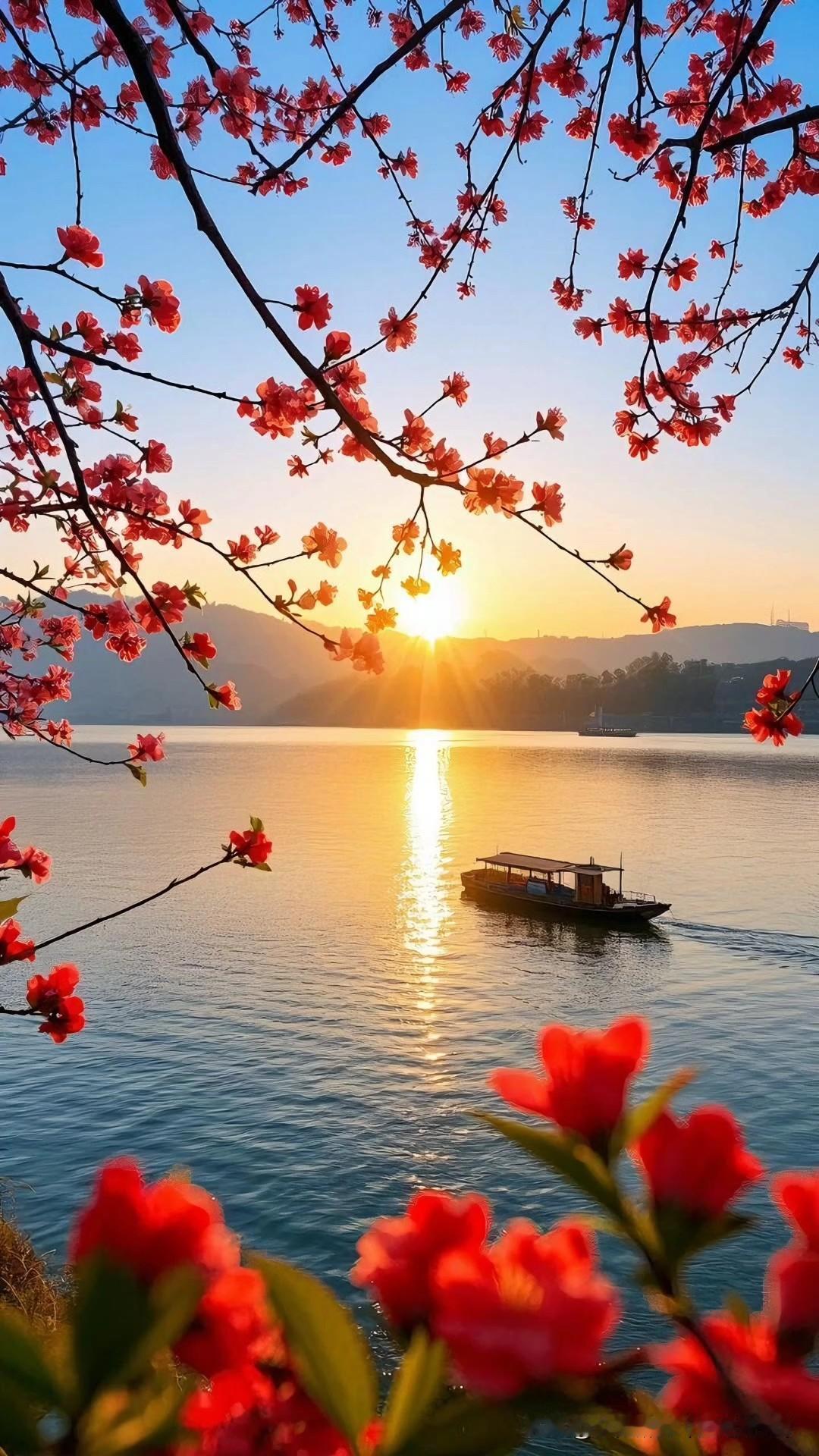 江南好，风景旧曾谙。写尽了江南春色的明艳如画，道尽了心底对江南的眷恋与思念。
 