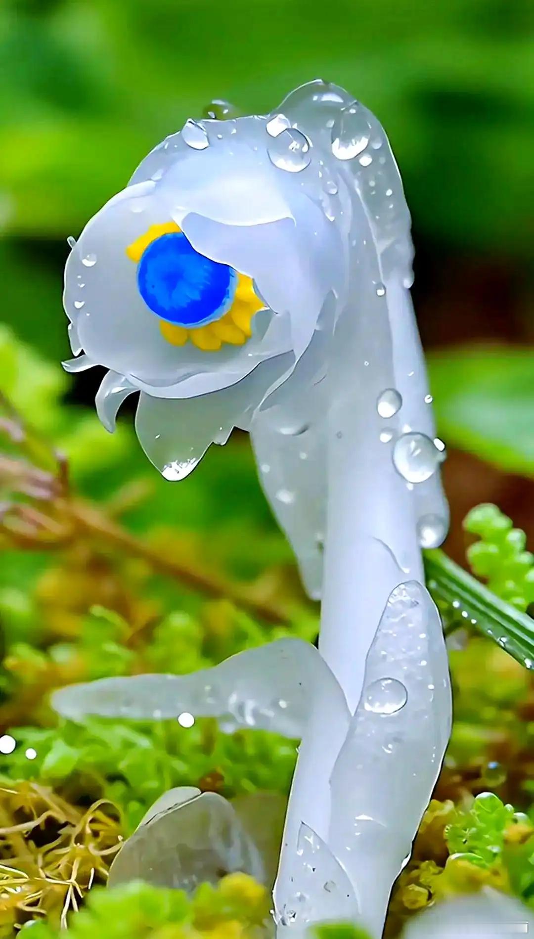 河南发现300多株冥界之花水晶兰，水晶兰每年仅40多天露出地表，其余300多天隐