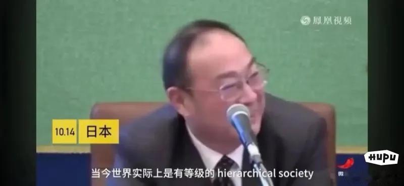 这组截图是凤凰视频播出的讲座片段，主讲人为中国人民大学国际关系学院金灿荣教授，这
