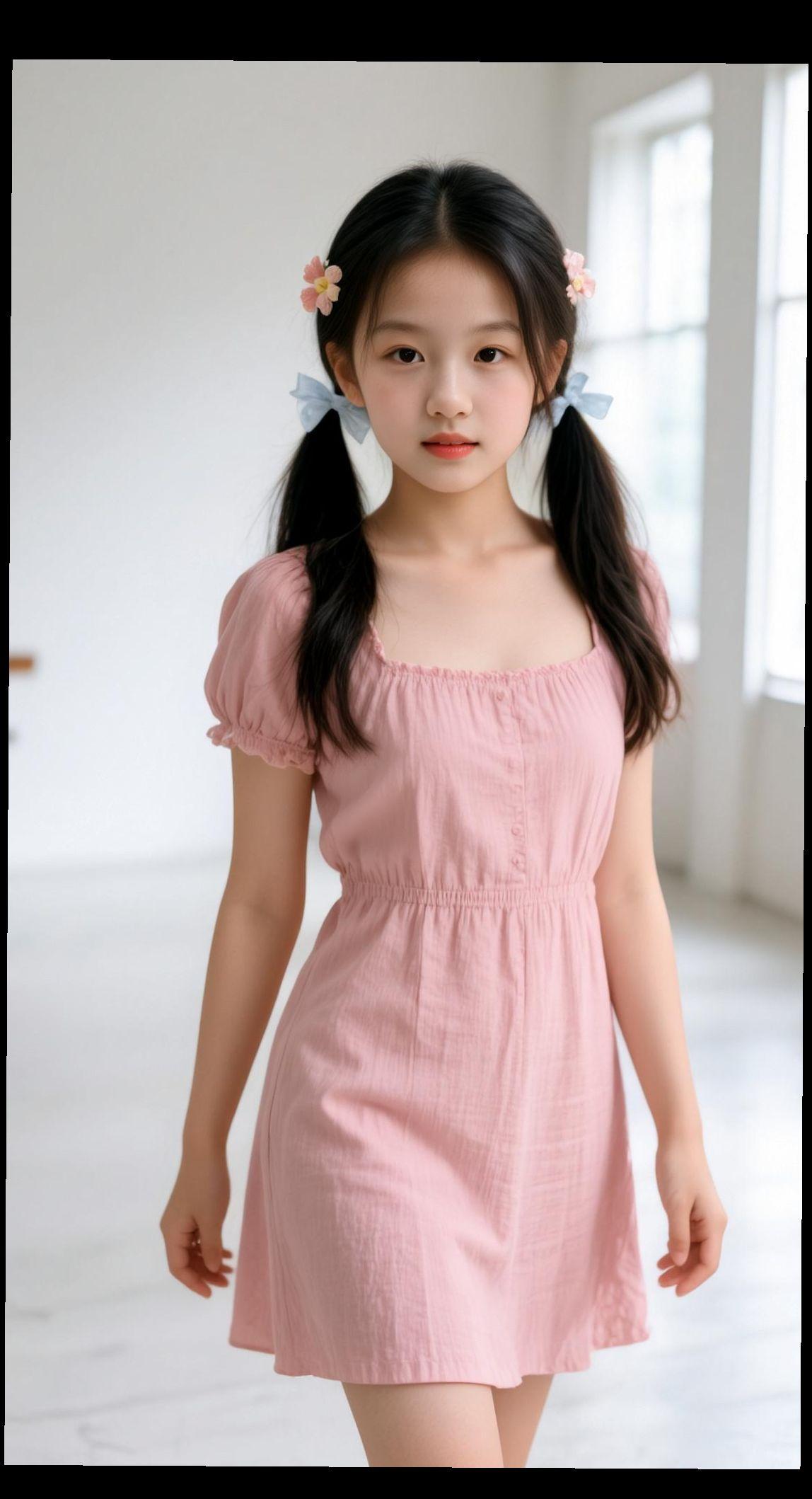 双马尾甜系写真 抖音ai创作