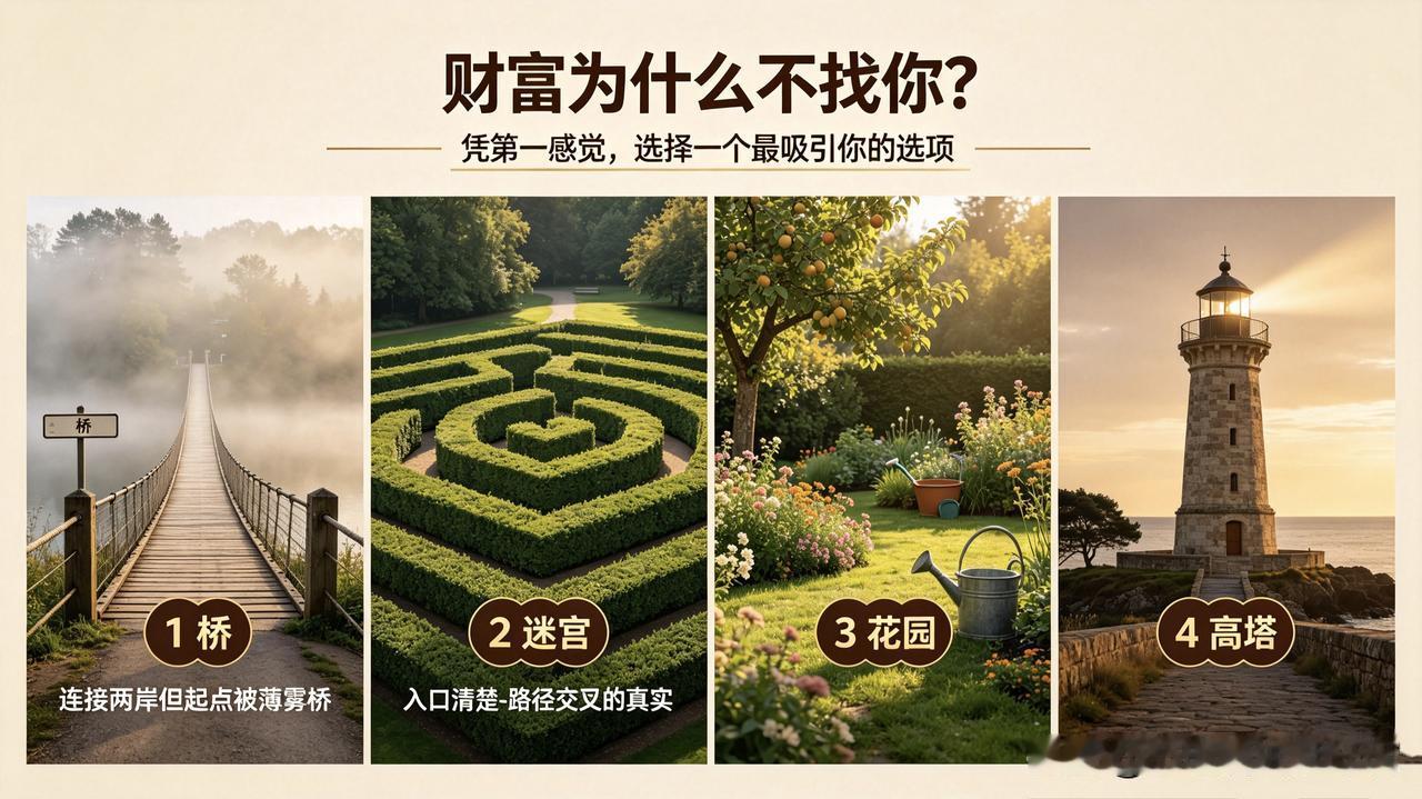 财富为什么不找你？
一张图，帮你测出你离钱最远的“隐形障碍”是什么！
 
为什么