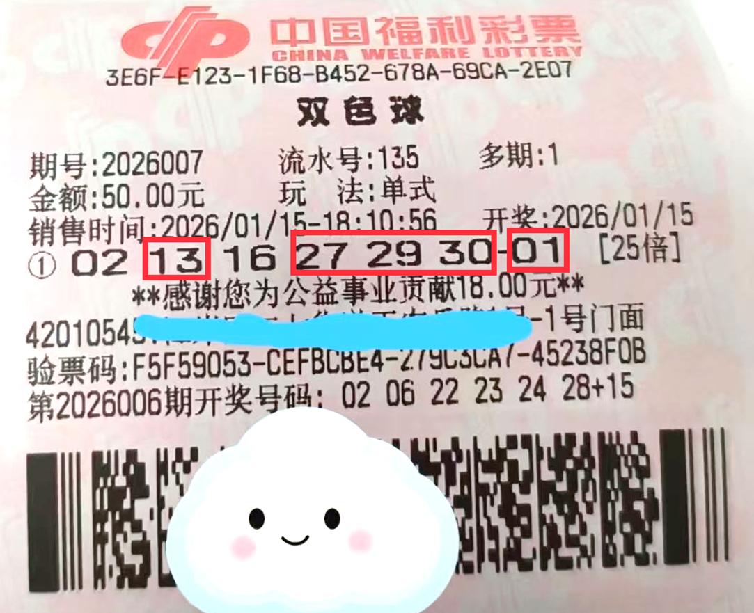 有人梦想一夜揽下亿万巨奖，可天意何曾轻易垂青？昨晚双色球26007期开奖，湖北一