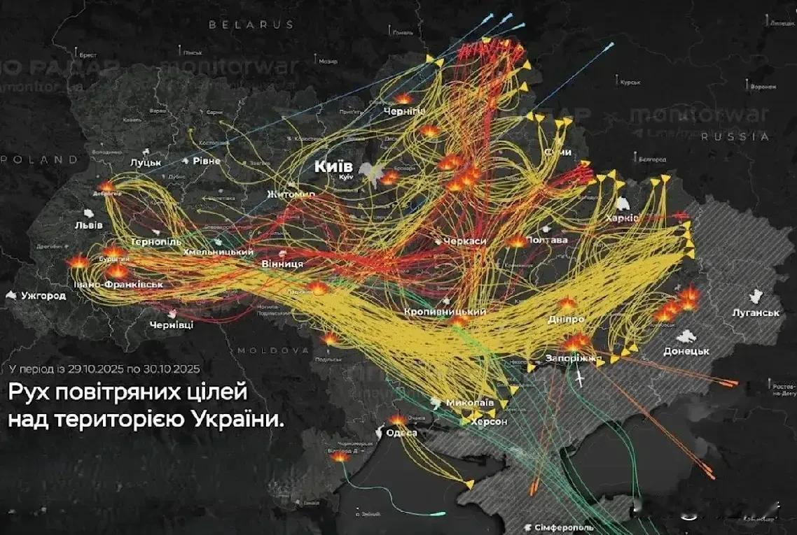 俄罗斯在欧盟提出12条和平计划当天大规模空袭乌克兰。

10月30日，欧盟向乌克