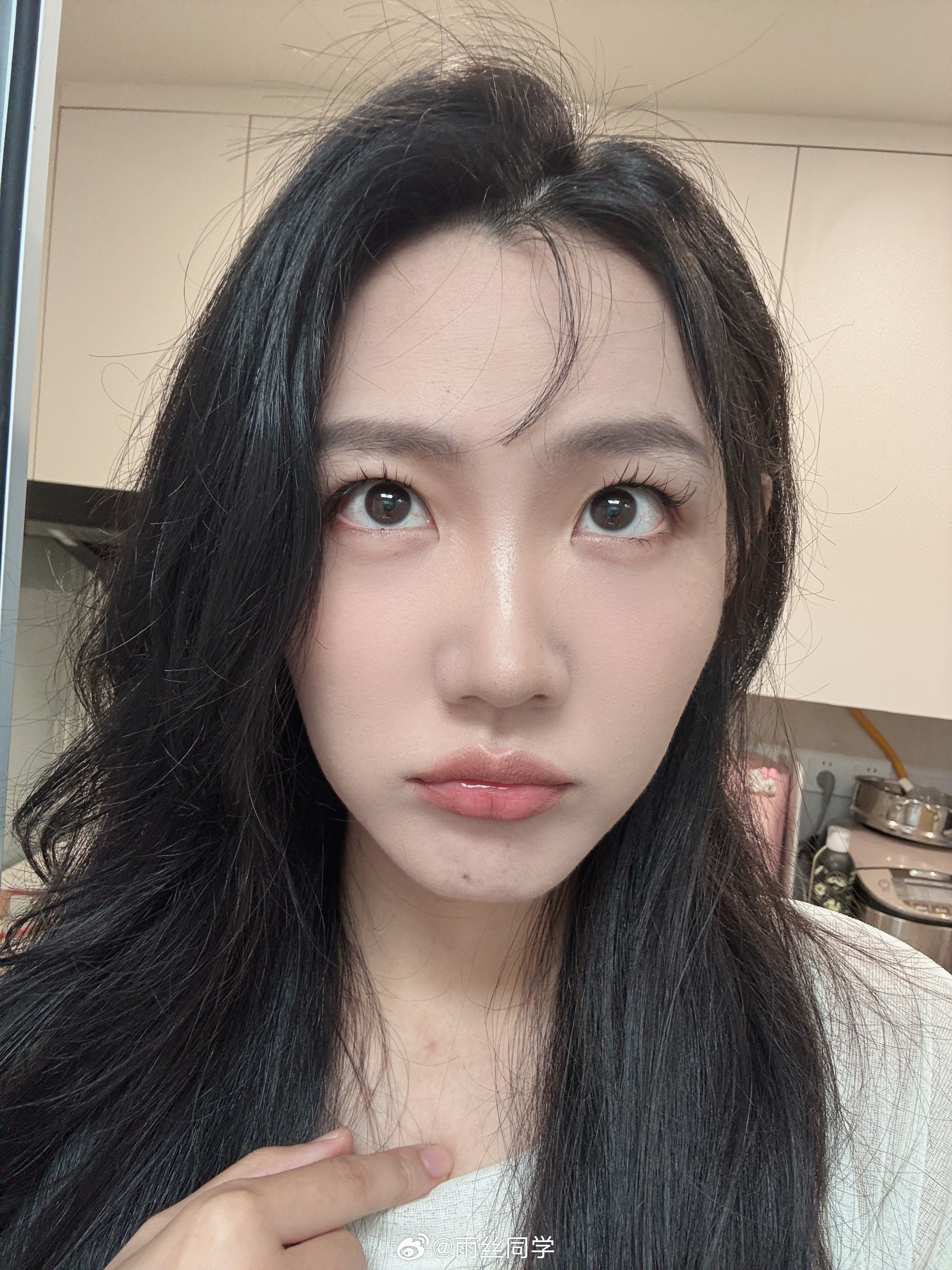 大早晨的收获一撮呆毛…雨丝的日常