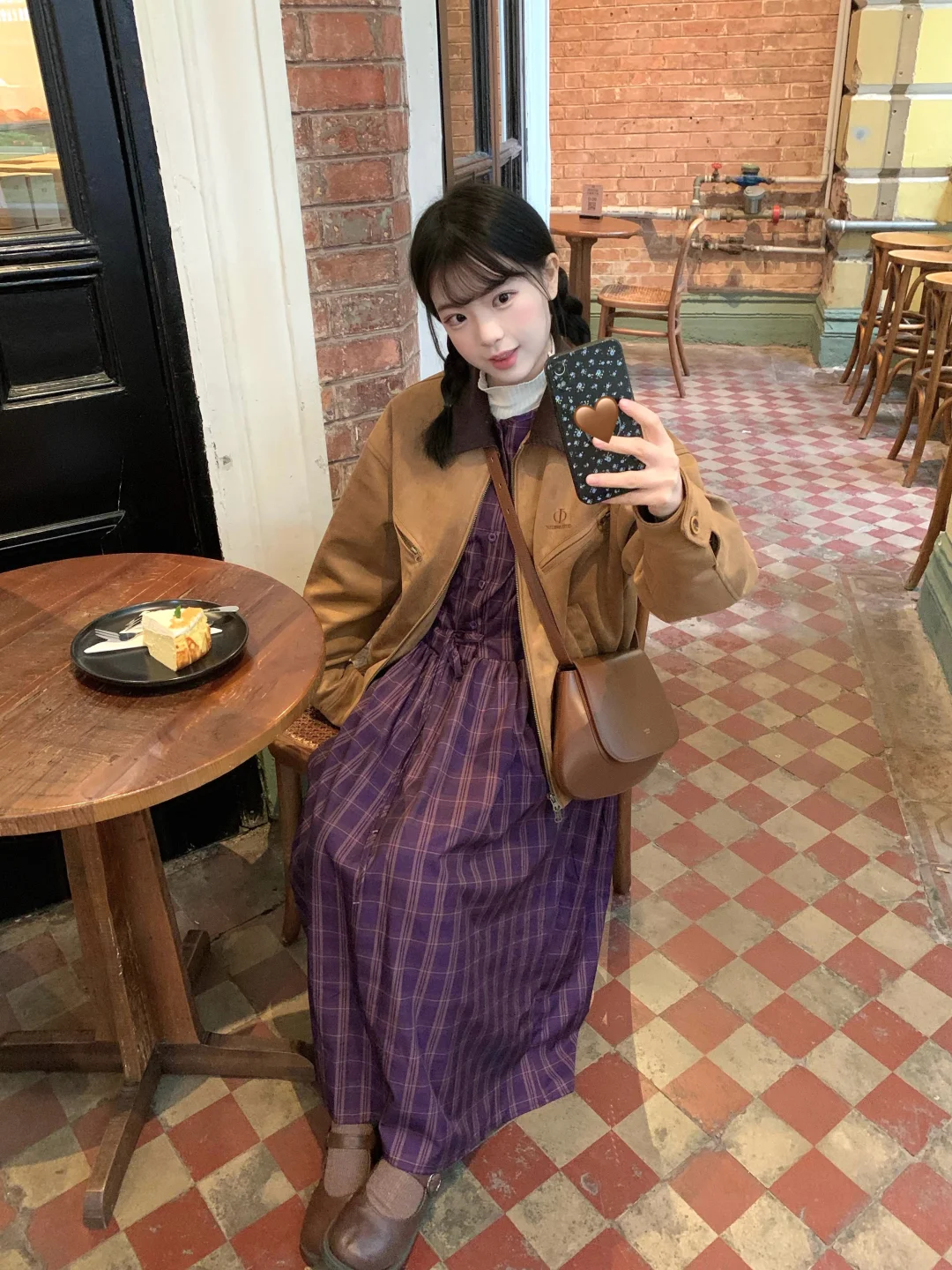 🇰🇷留学生🐰📷复古穿搭💜日常