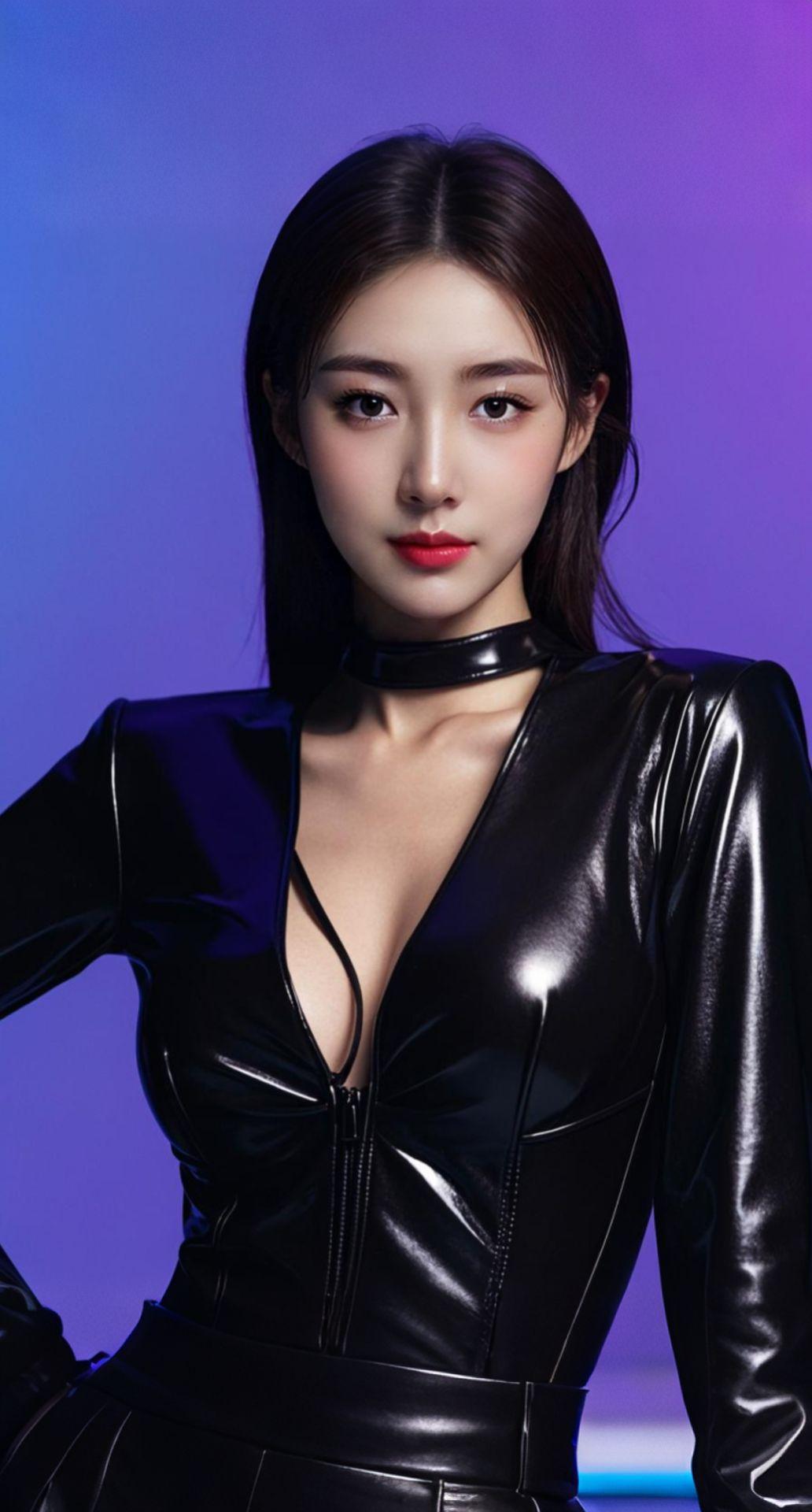 AI扩图 AI烈焰白皙风采