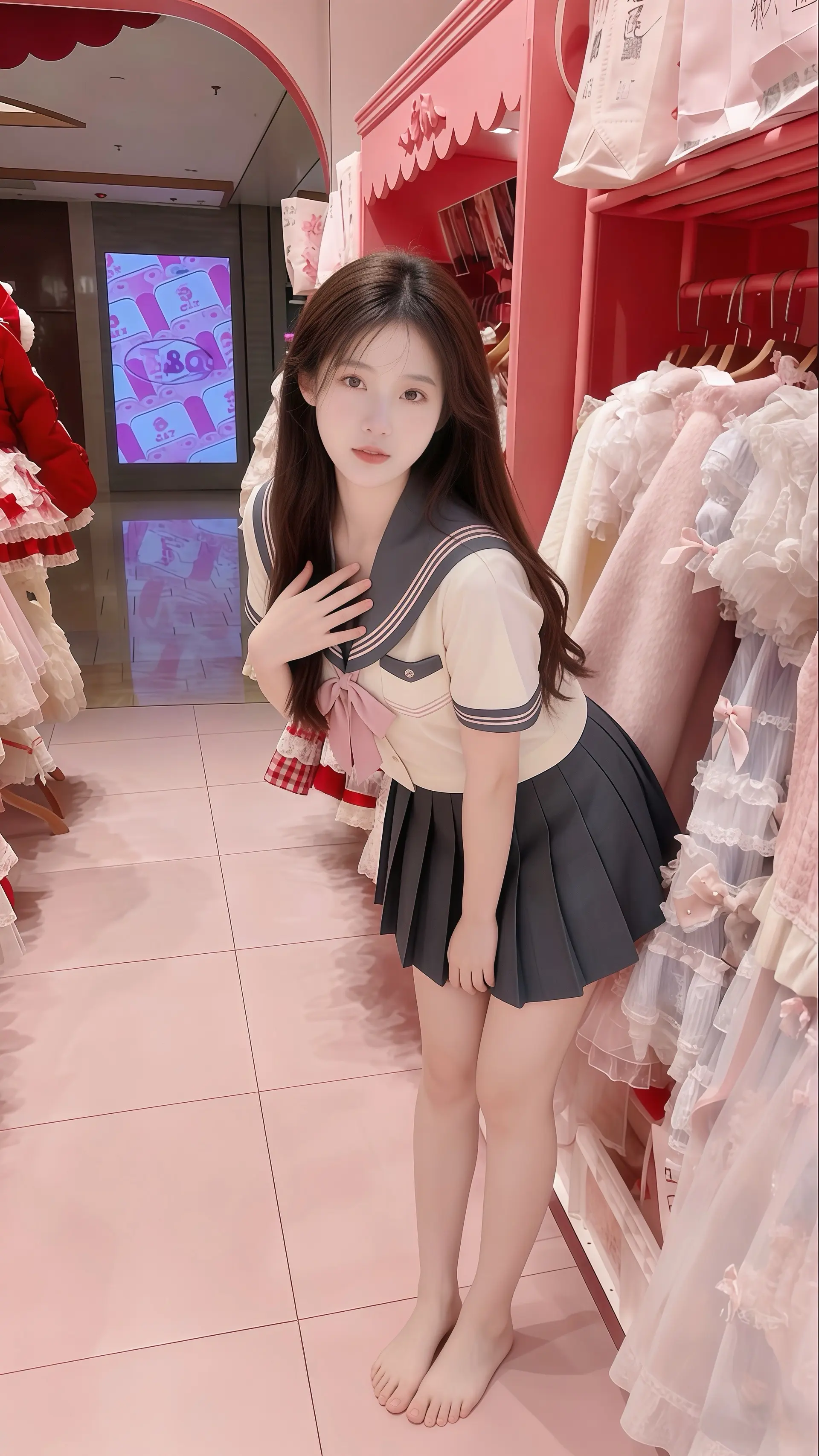 甜妹 jk ootd 伙伴计划 少女