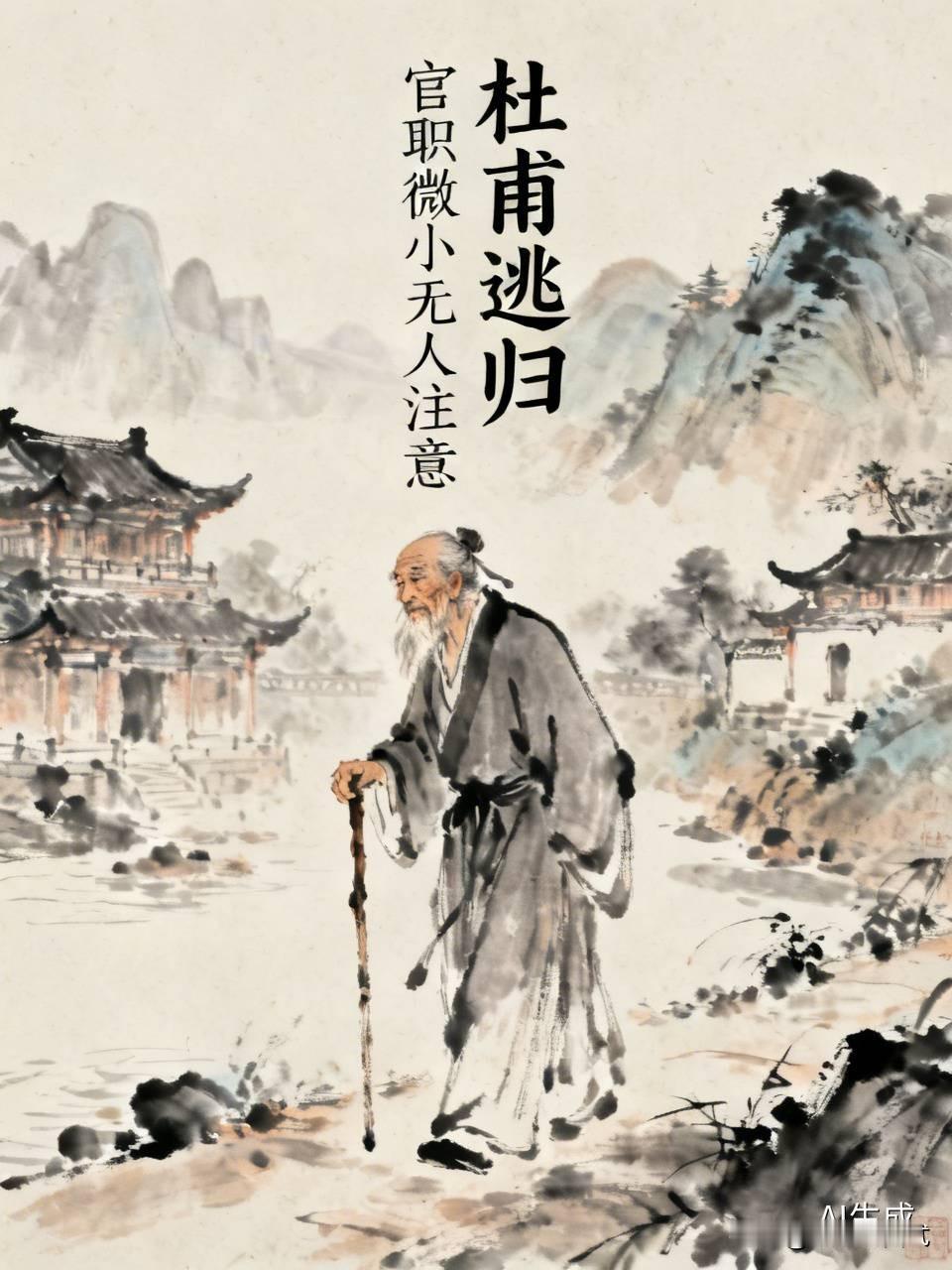 杜甫为何能从叛军的羁押下脱身？是因为看守太过松懈吗？并非如此，主要是他官职低微、