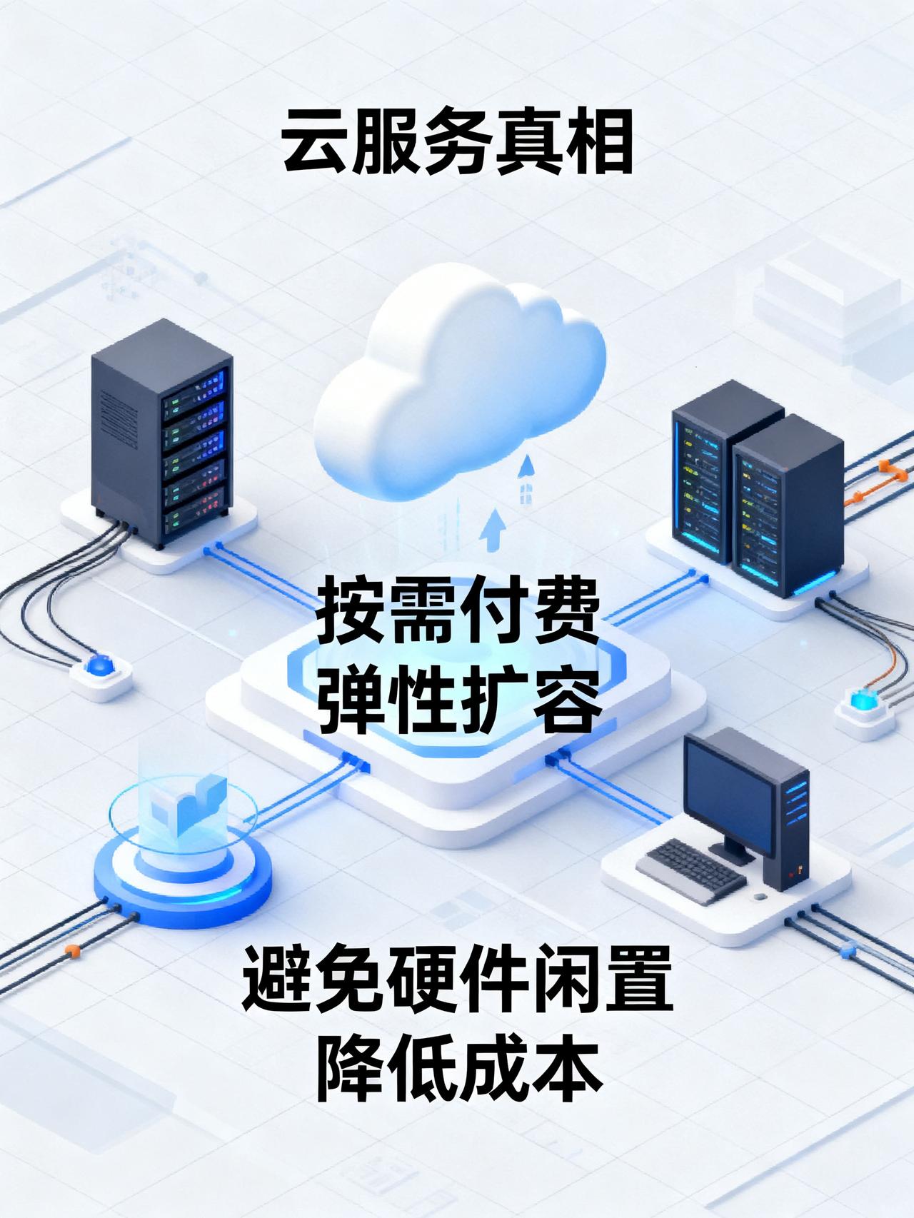 原来云服务器不是真的给你一台独立电脑
藏在互联网背后没人说透的云服务真相，搞创业