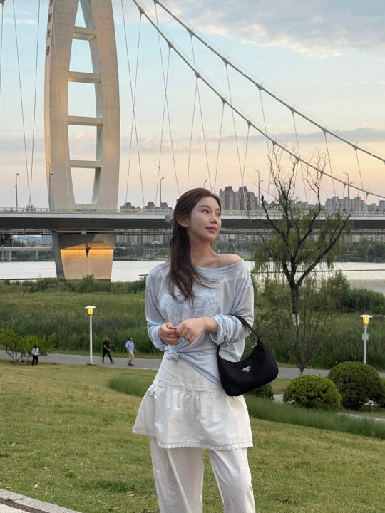 今晚的浐灞真美