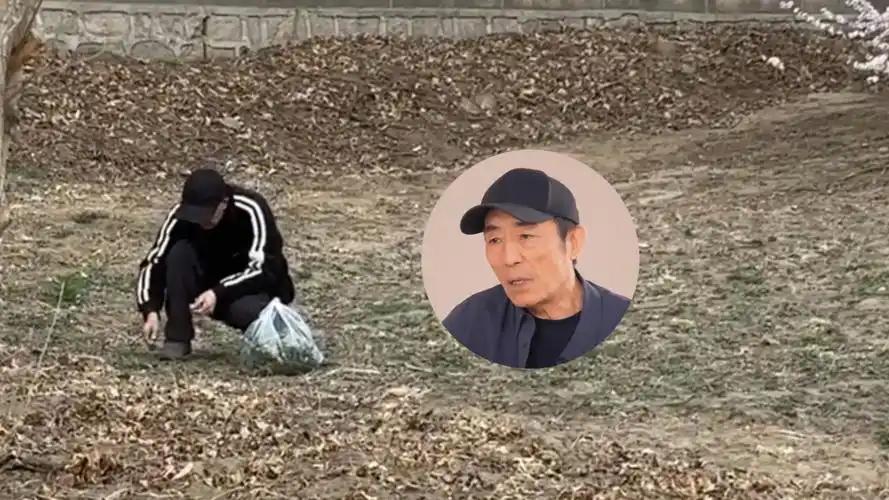 3月22日深夜，网上突然出现了张艺谋在公园里挖野菜的短视频，很快登上了热搜。视频