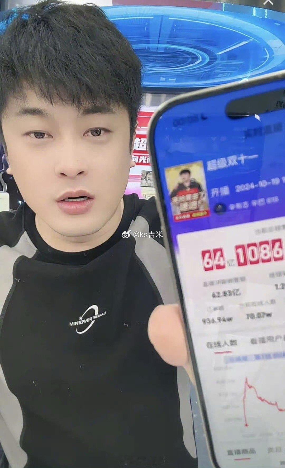 #辛巴称有大主播卖学习机赚1000差价#辛巴双11复播，一场卖了64亿， ​​​