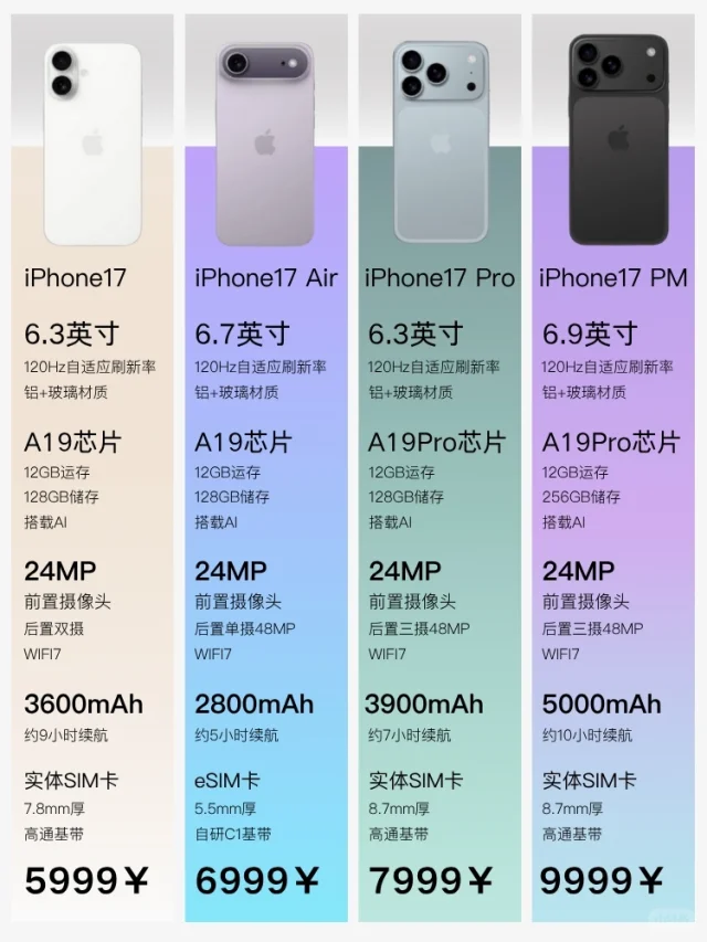 iPhone17背刺16？🤓到底选哪个才合适