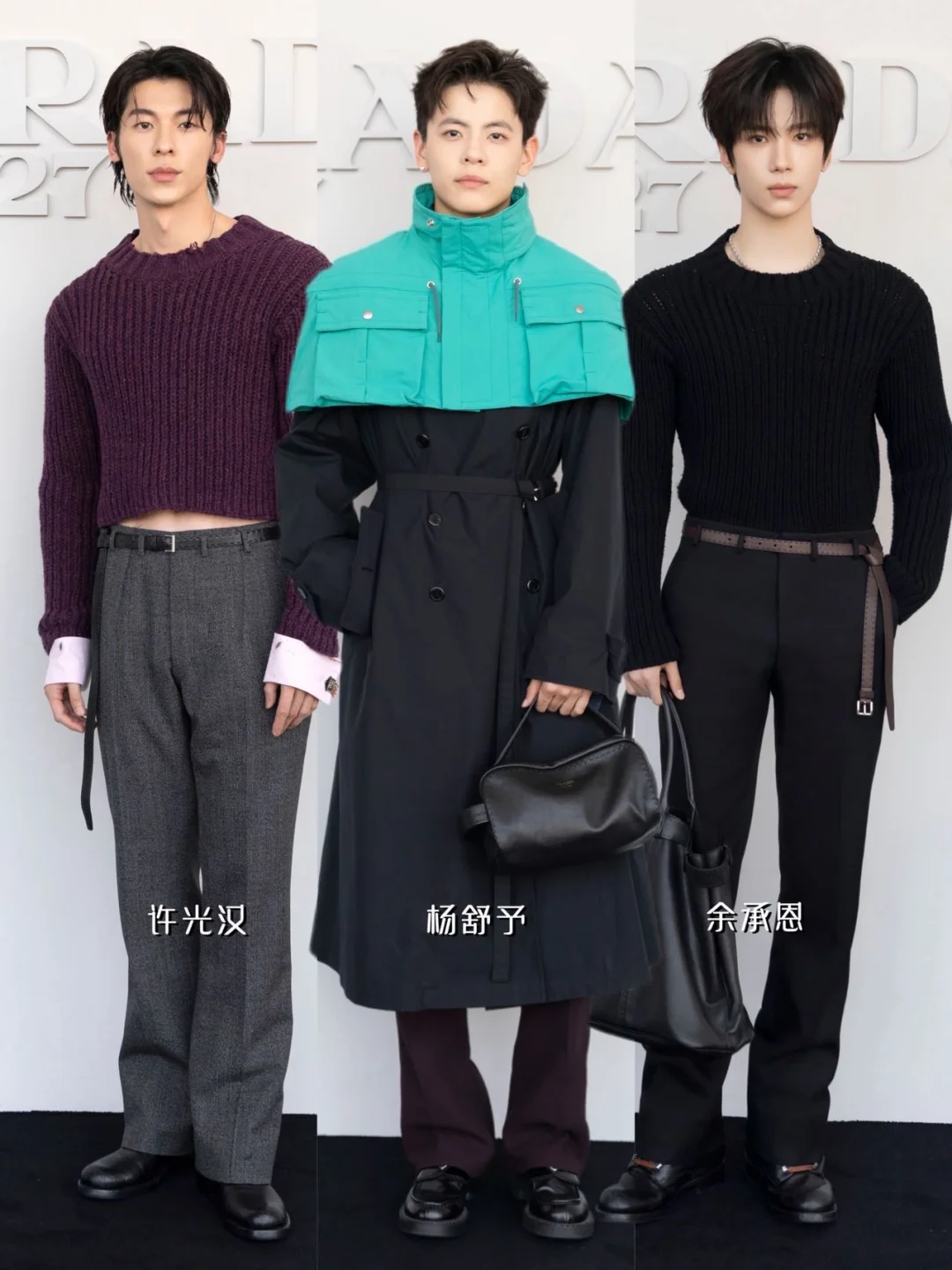 PRADA 27春夏男装秀，官摄镜头中的亚洲面孔