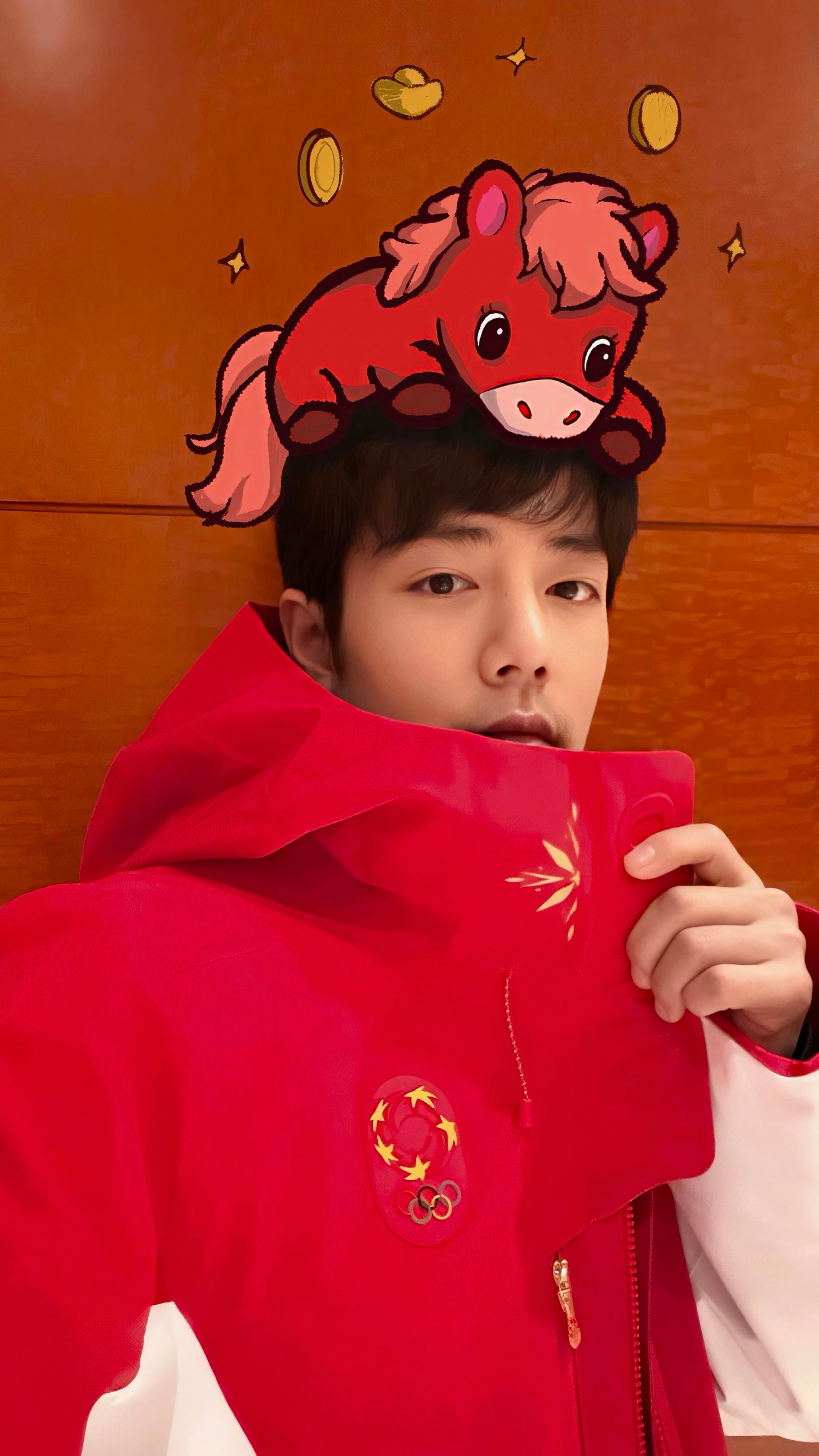 ！！！是自拍跟手绘 好萌