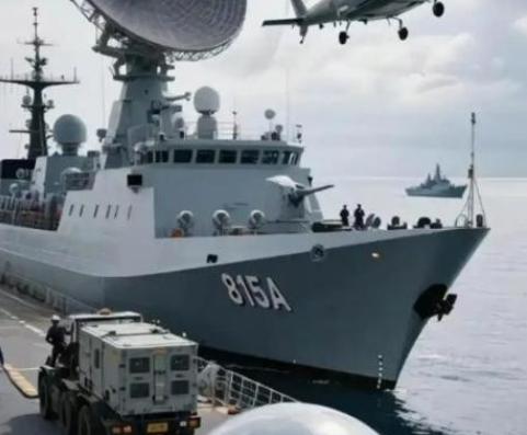 中国815电子侦察船，为何各国不能攻击它，应该说不敢攻击它，这船看上去没啥火力，