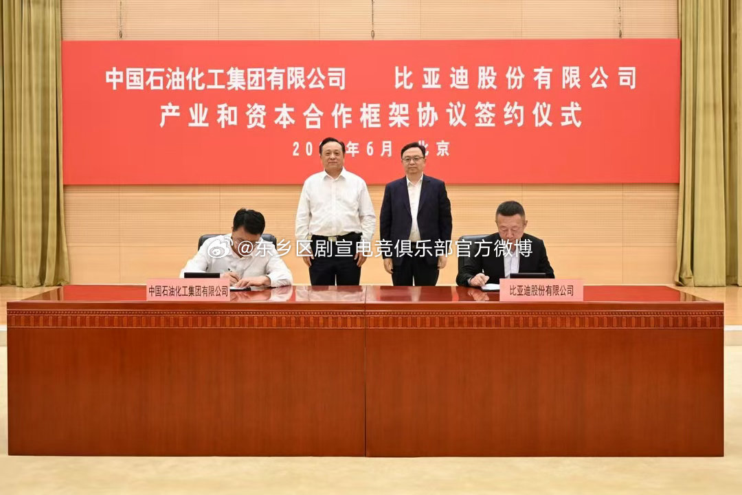 比亚迪【比亚迪与中国石化深化战略合作  共建智慧能源生态】2026年6月3日，比
