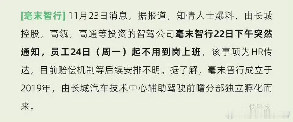 智驾行业洗牌加速，缺乏核心技术竞争力的玩家正被淘汰出局。 