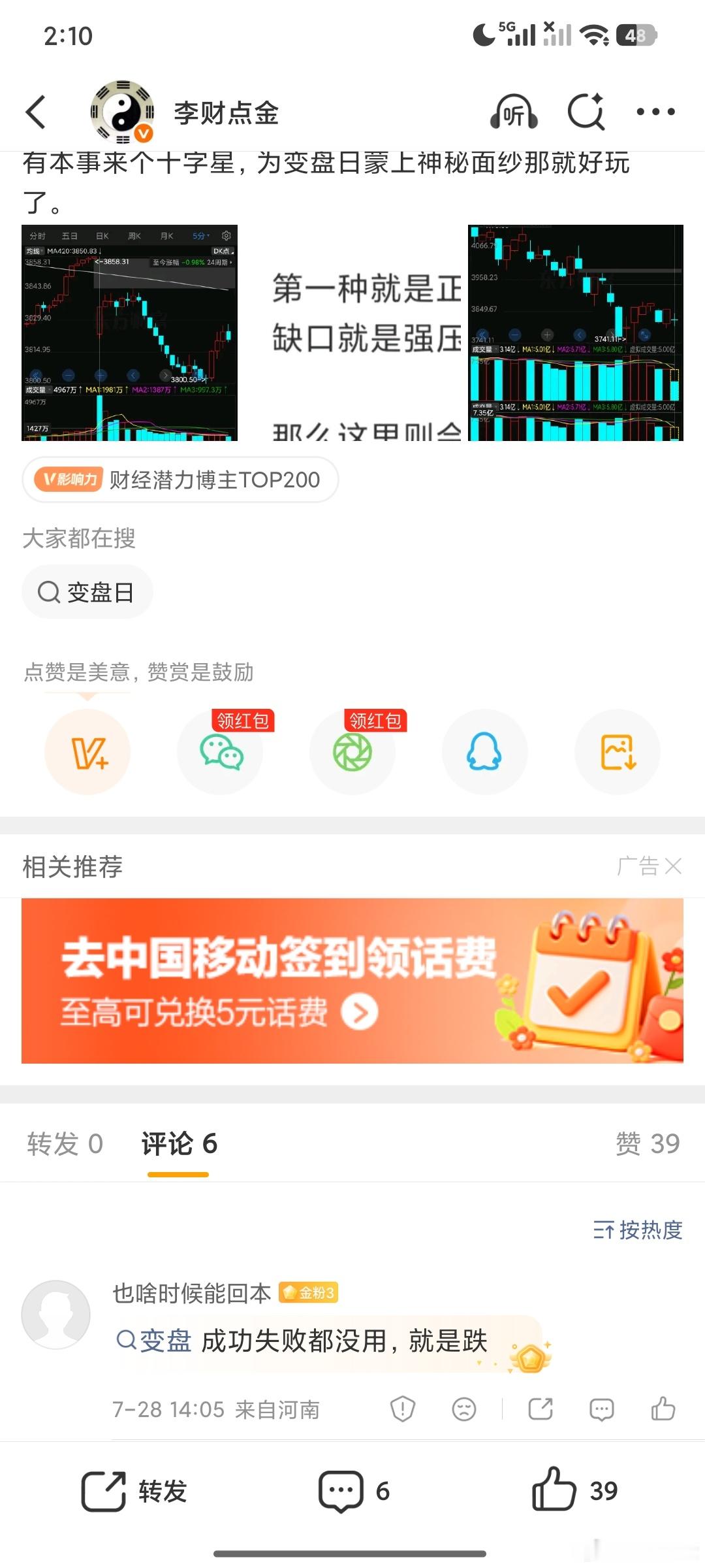 变盘成功这次那就不一样了…… 