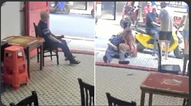 善心又被“狗吃了”！8月23日，湖南一位老人路过一家棋牌室时身体不适，便进店休息