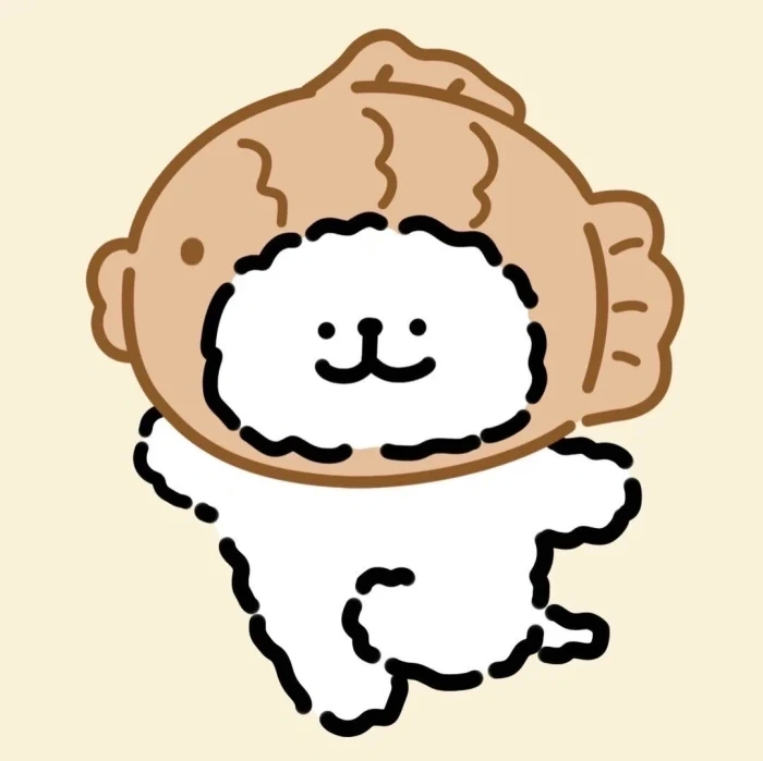 线条小狗头像来噜 ​​​