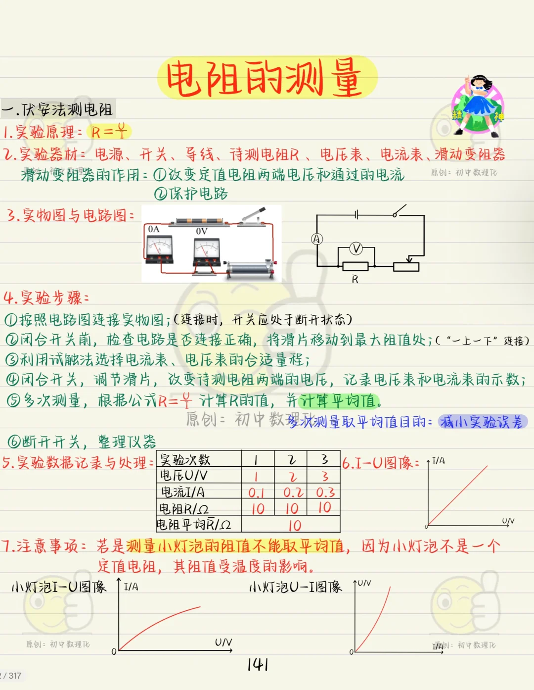 初三电学重难点：特殊方法测电阻❗❗❗