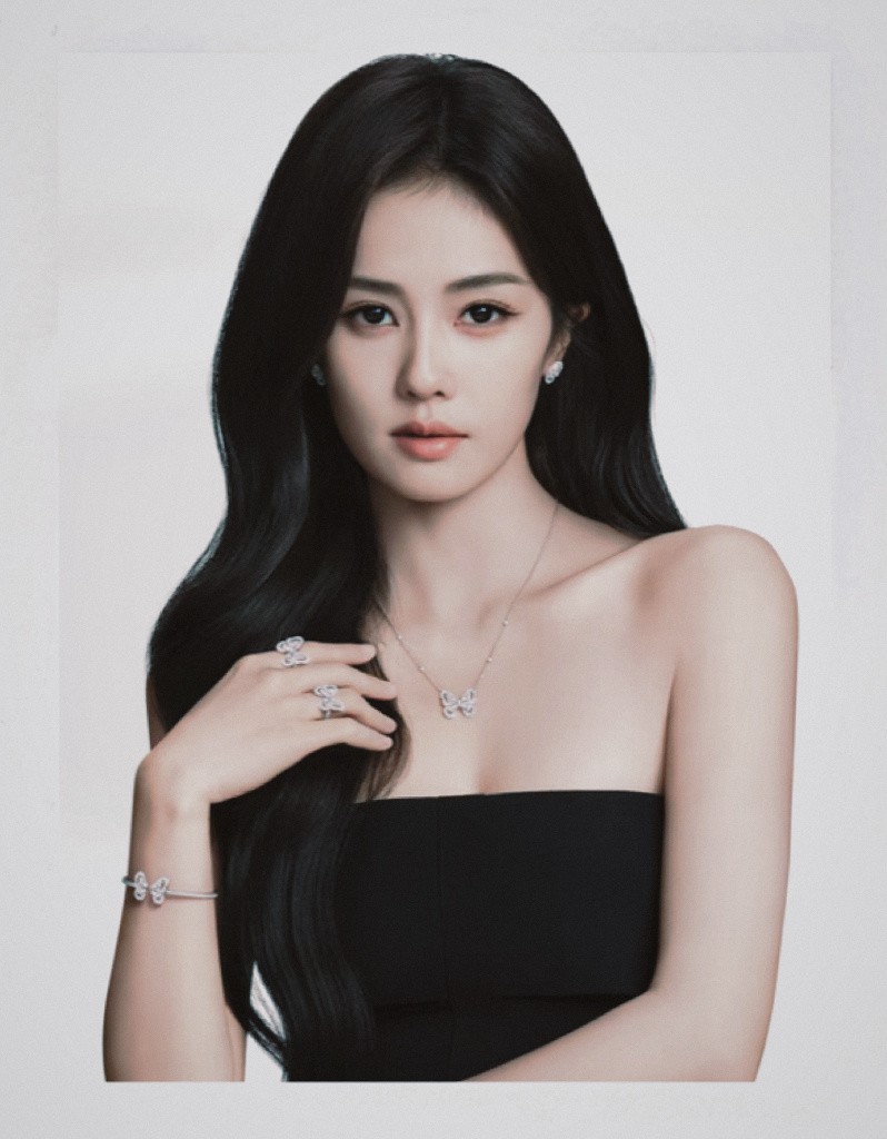 伪撕拉片1P白鹿💎戴比尔斯品牌大使白鹿 ​​​