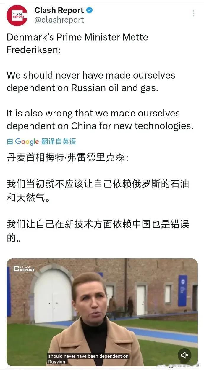 欧洲政客的反智已经没法看了，尤其是这批女性政客，脑回路不一样
脑子秀逗了
什么叫