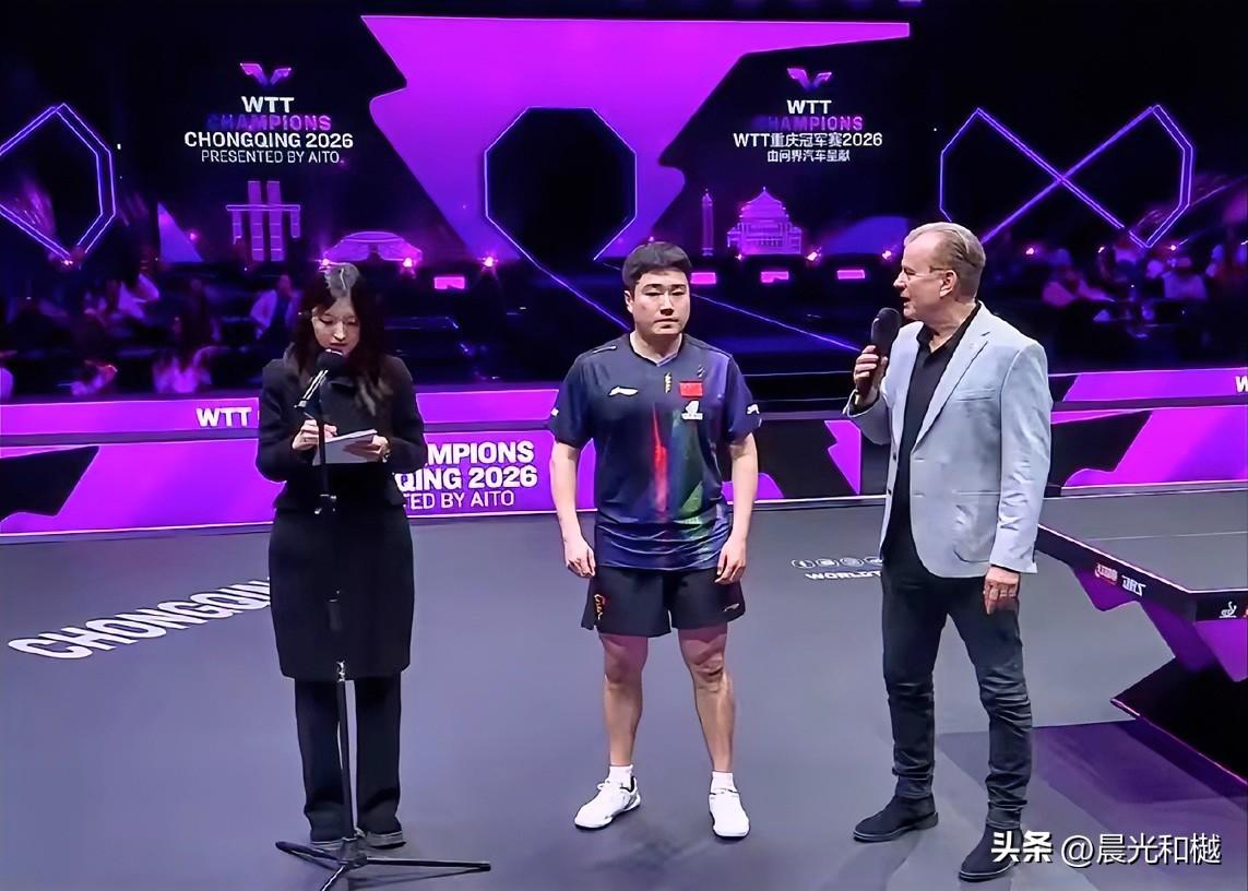 梁靖崑3比1逆转向鹏、晋级重庆冠军赛男单16强，体现出了国乒队员一现象：

不能