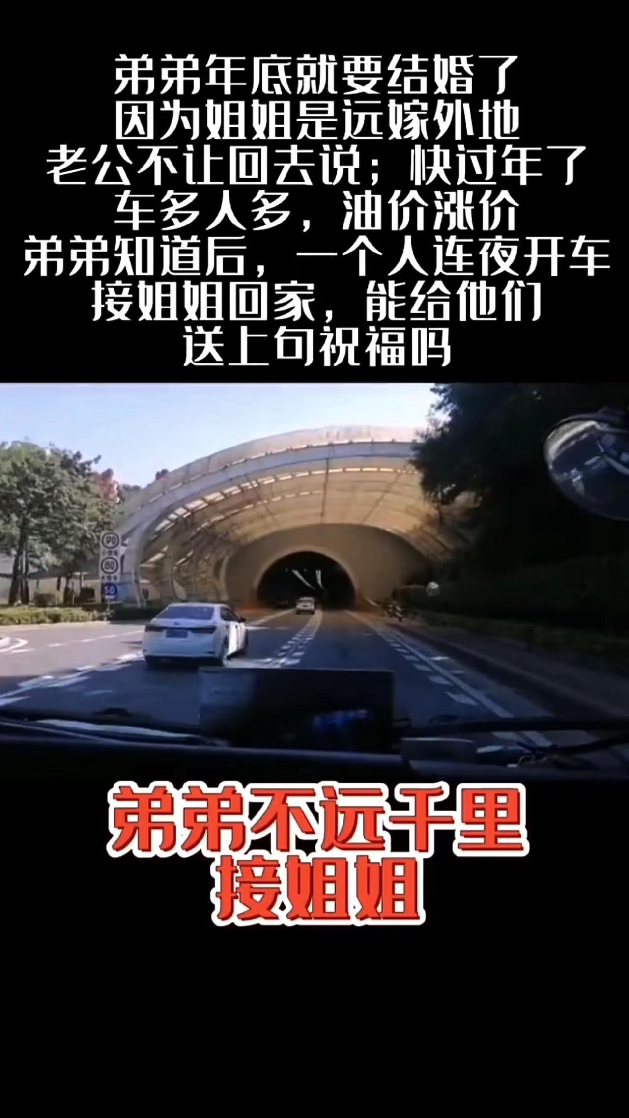 弟弟不远千里接姐姐