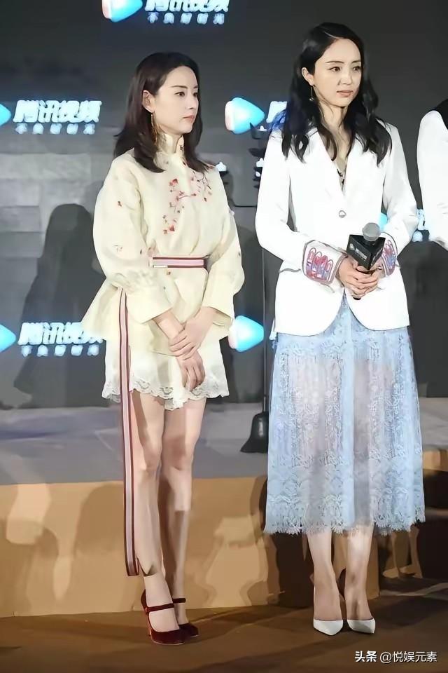 从颜值上看，
董洁比董旋长得好看很多，
就是个子矮了点，
要是再高一些，
整体气