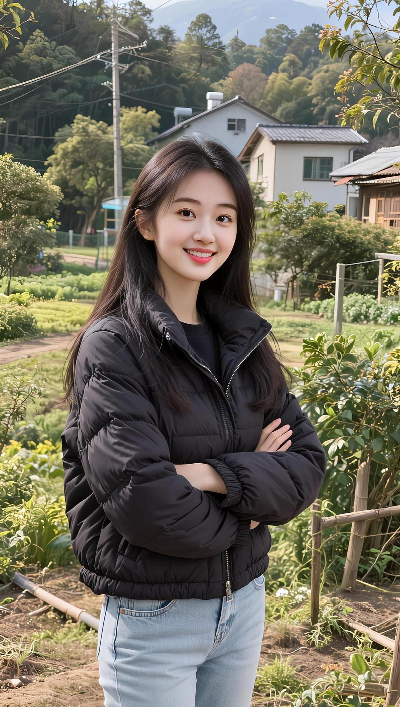 AI田园生活照 抖音ai创作 真实的乡村生活是这样的