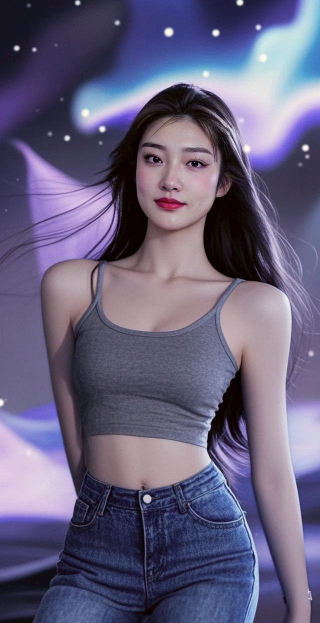 AI蓝调风姿 李梦