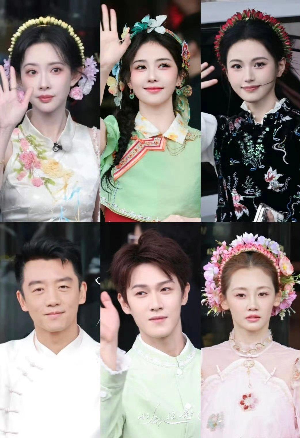 奔跑吧泉州录制簪花路透，你pick谁？白鹿 孟子义 李昀锐 沈羽洁 郑恺 苗苗 